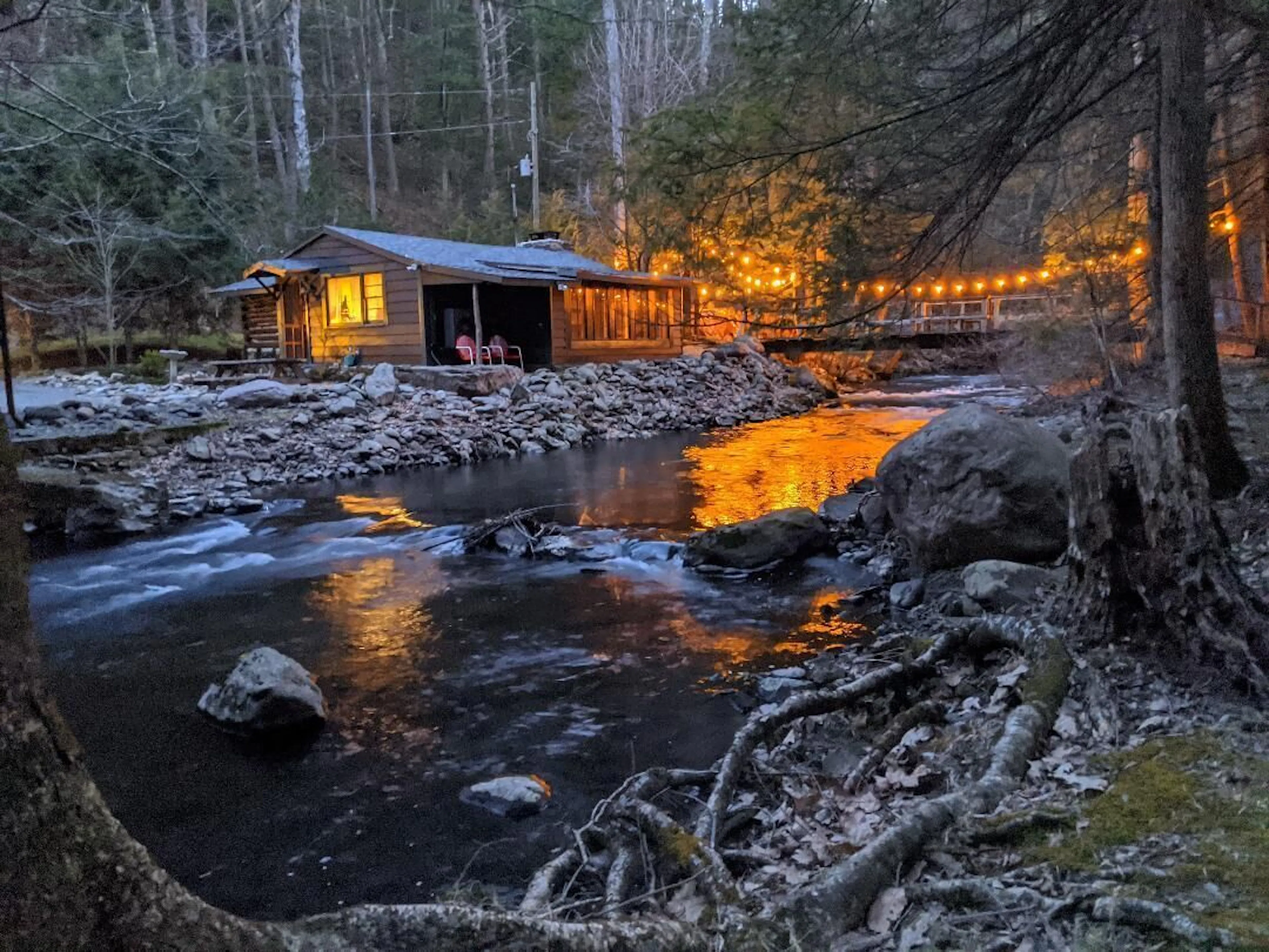 Creek house vacation rental in the Pocono Mountains