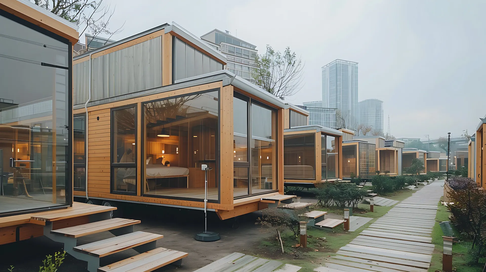 Tiny house community.