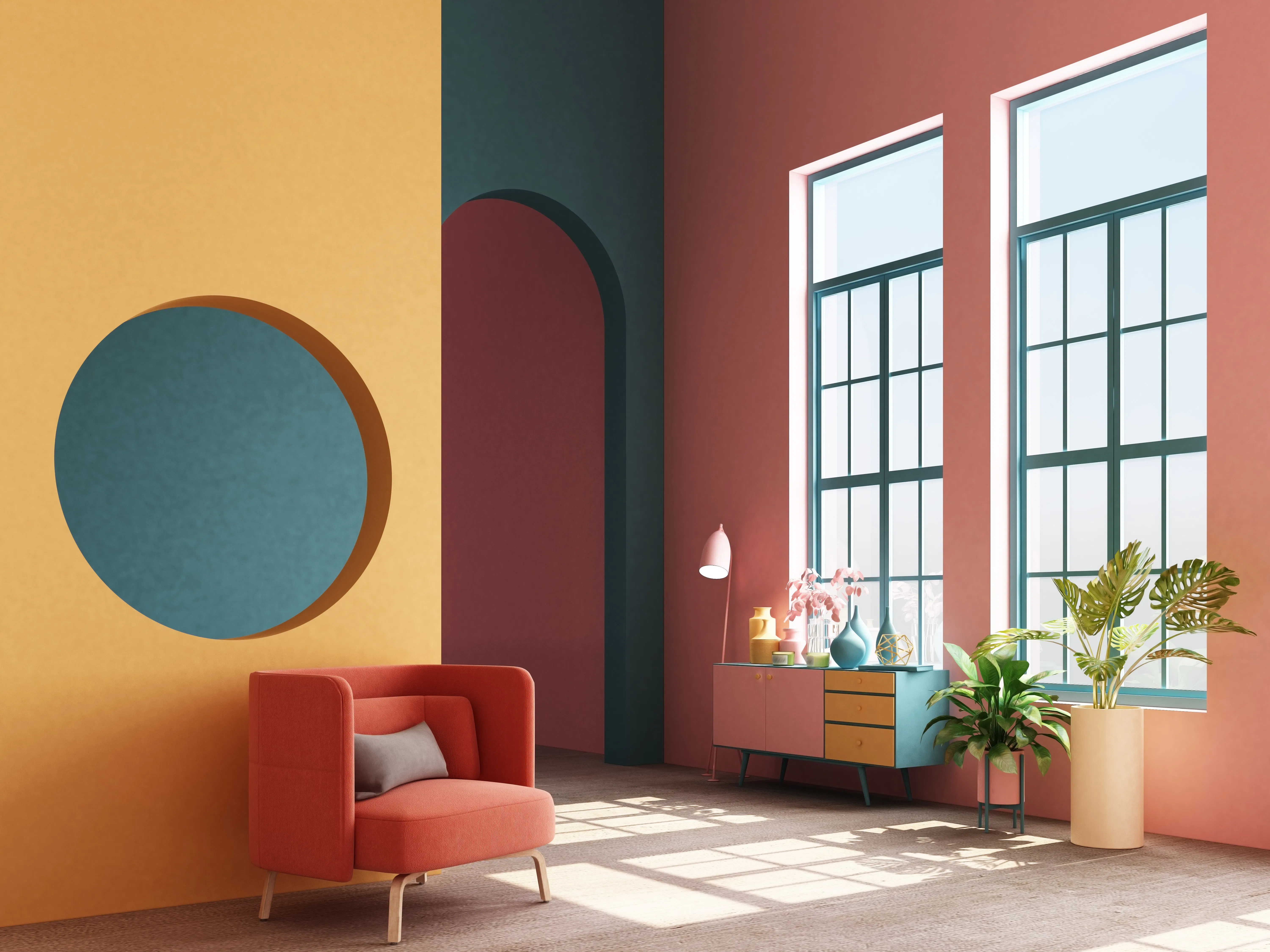 Colorful home interior