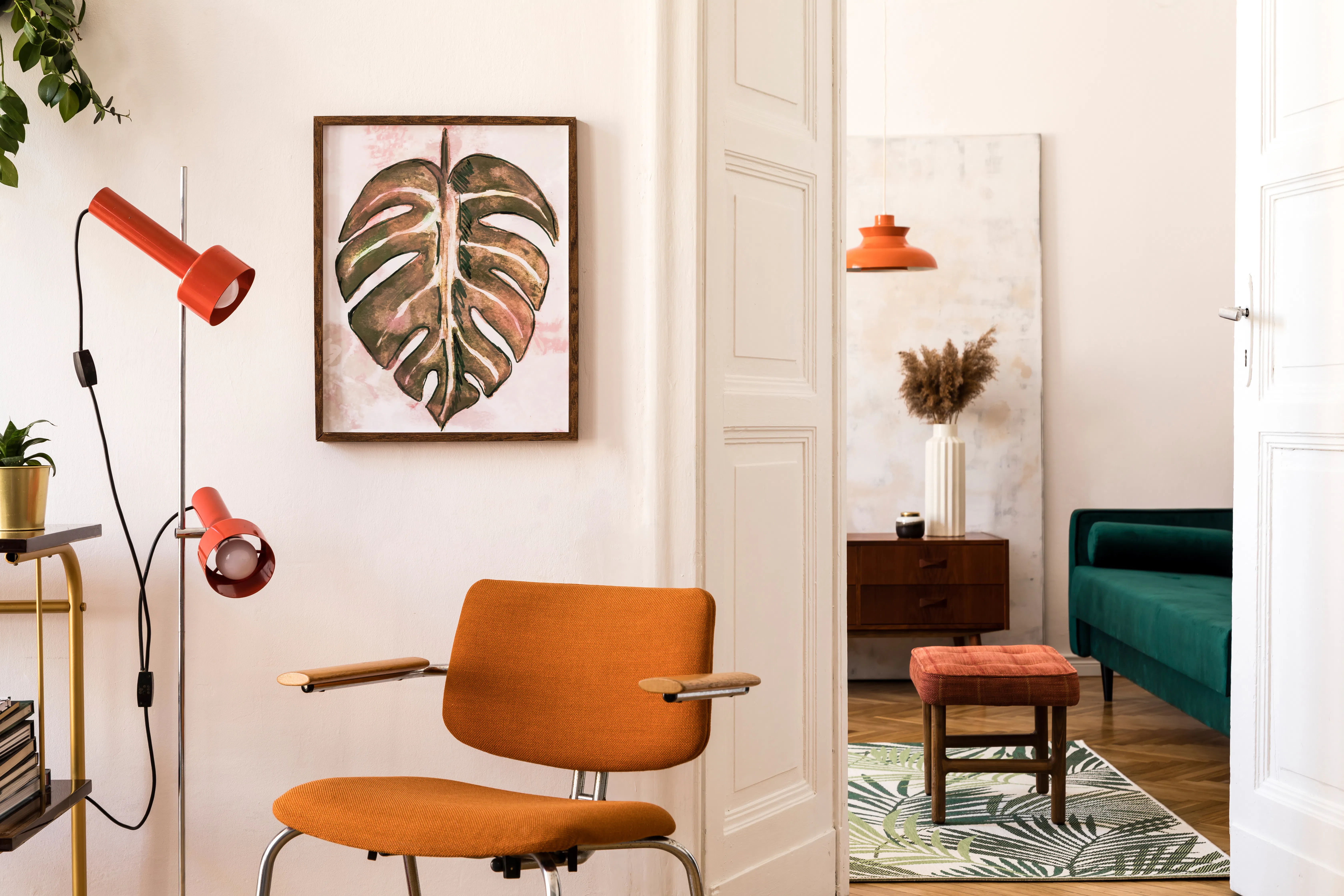 Desk space in home interior design