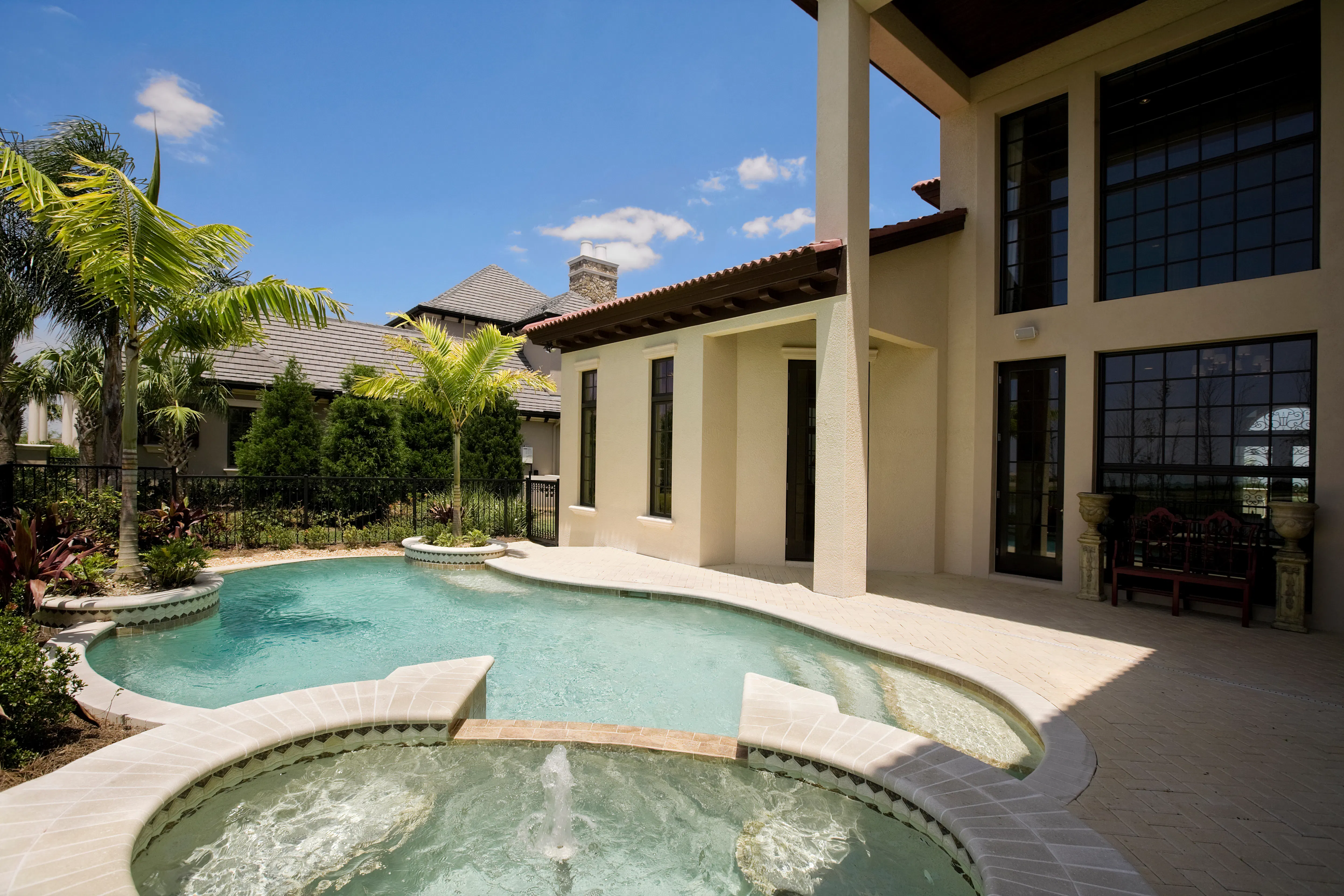swimming pool in home