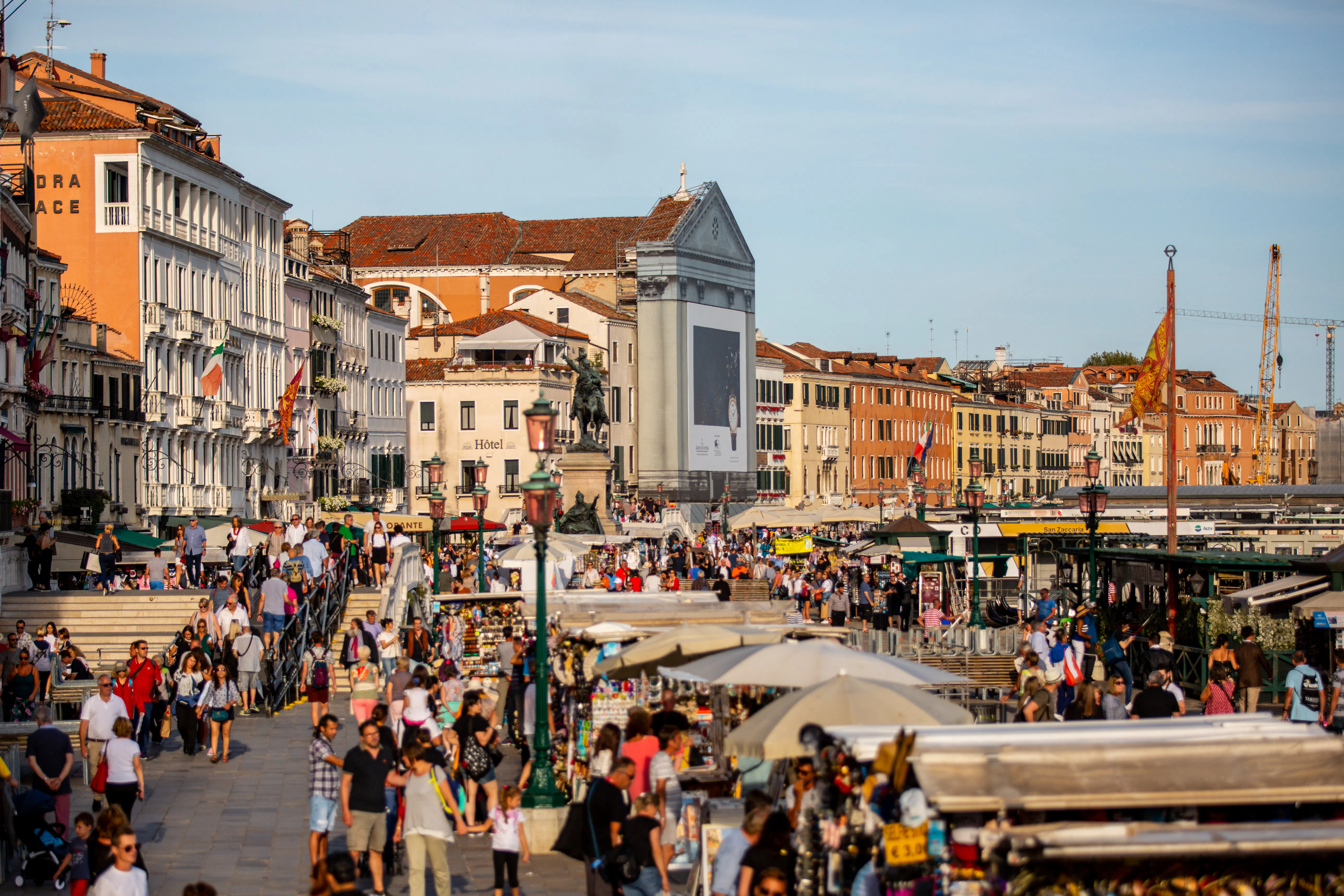 Venice crowded with tourists