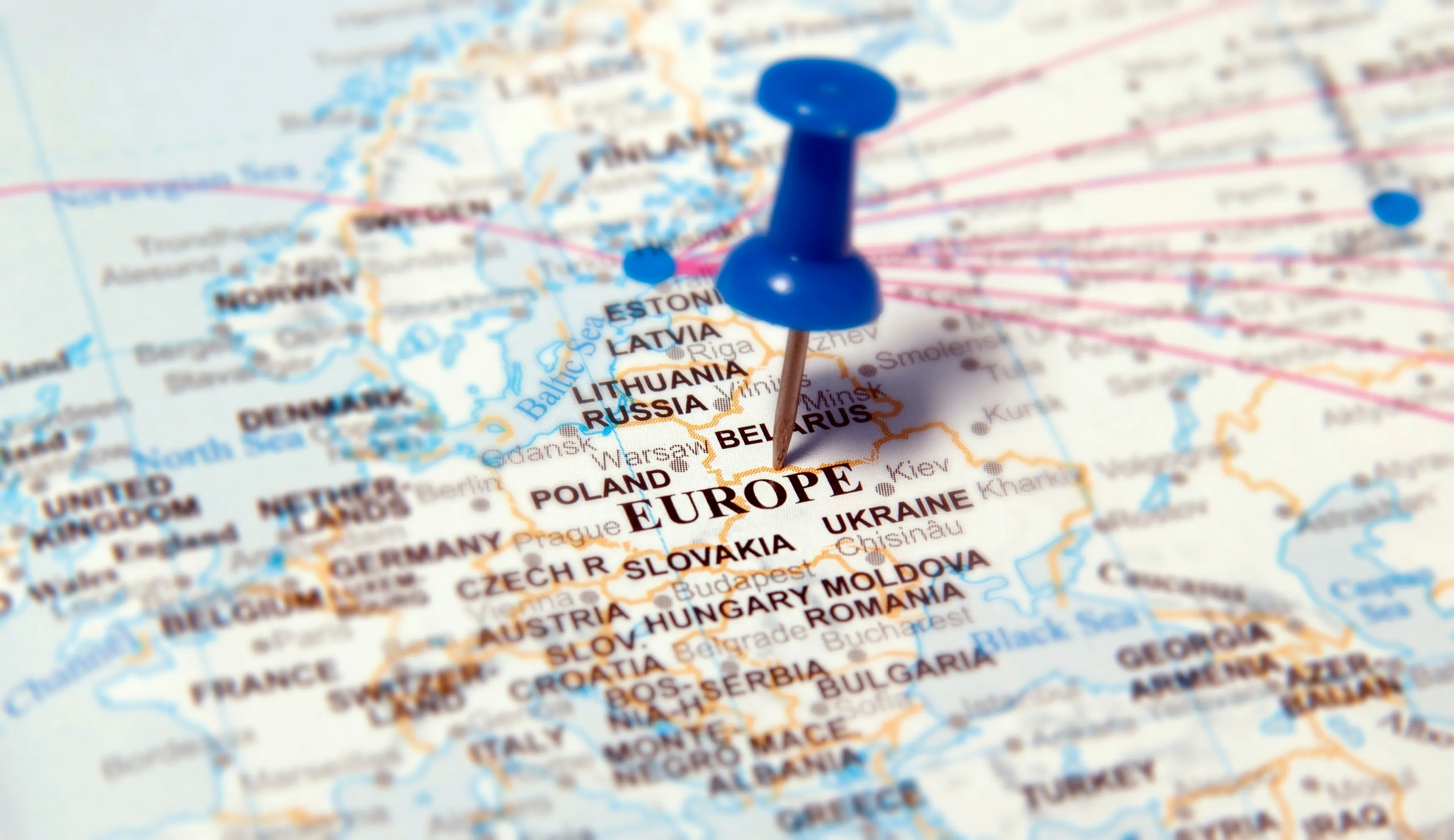 Pin on Europe on map