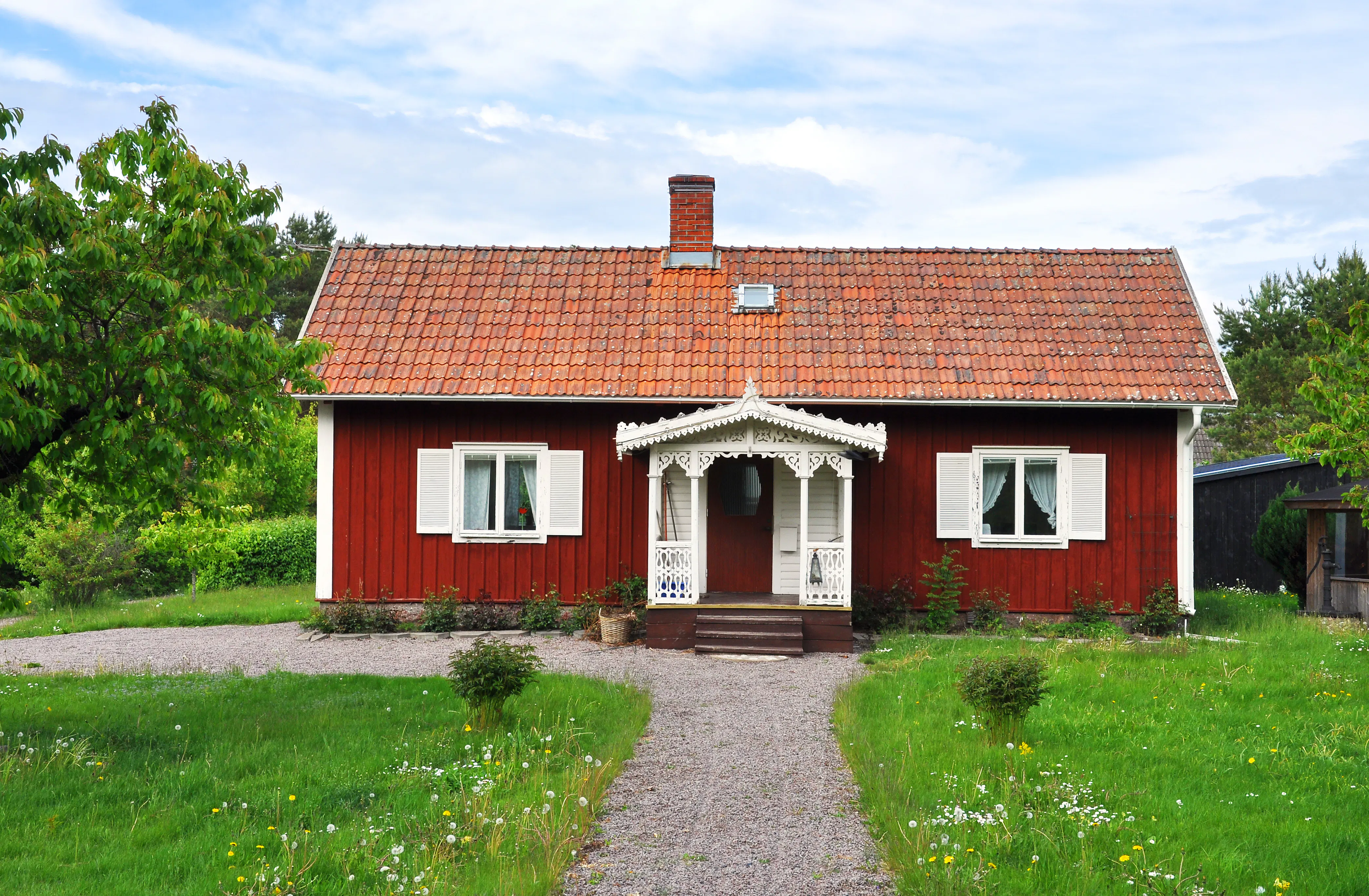 Chalet rouge