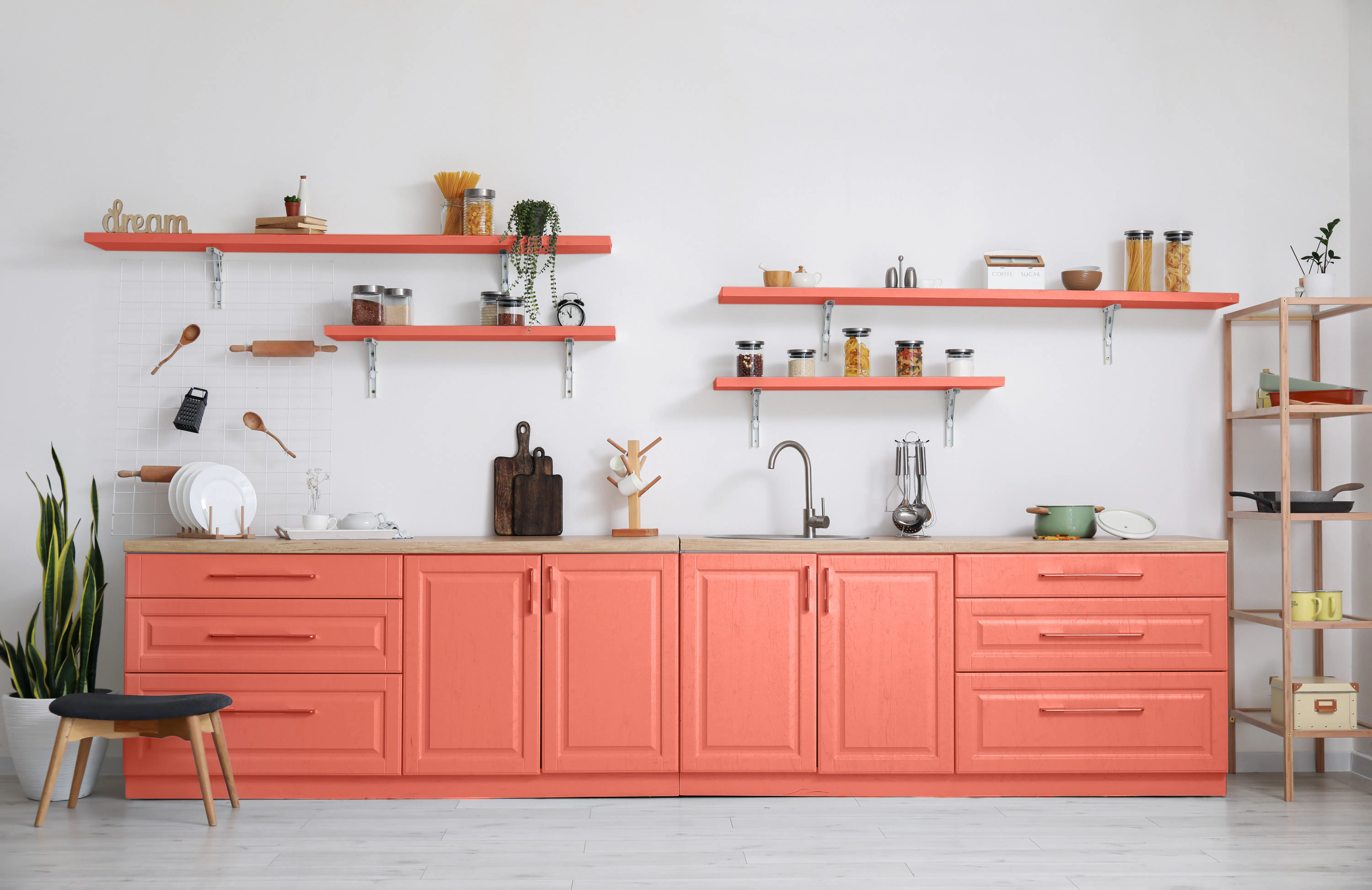 Pink kitchen