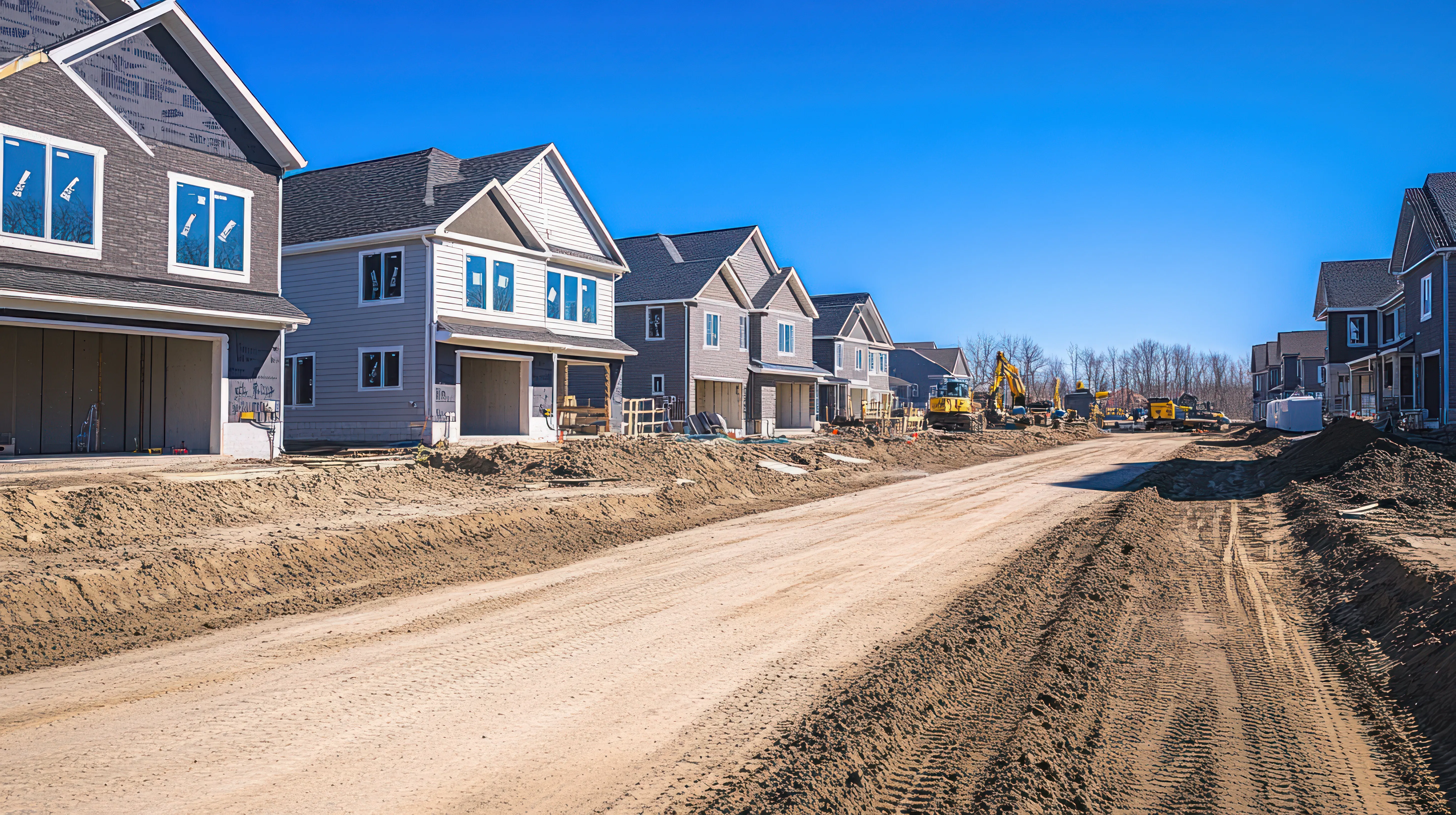 Suburbs under construction