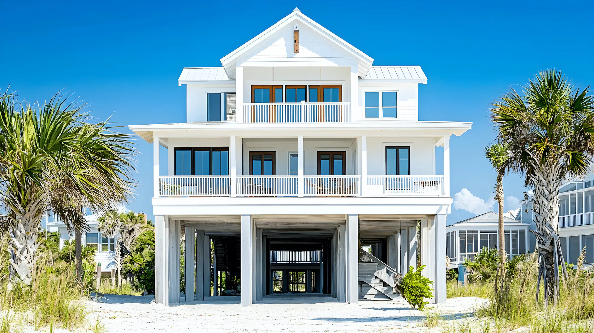 Oceanfront Florida beach house.