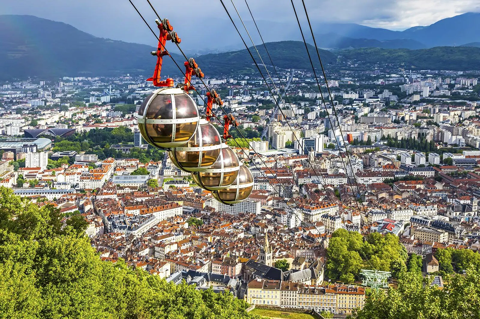 Cable car in Grenoble