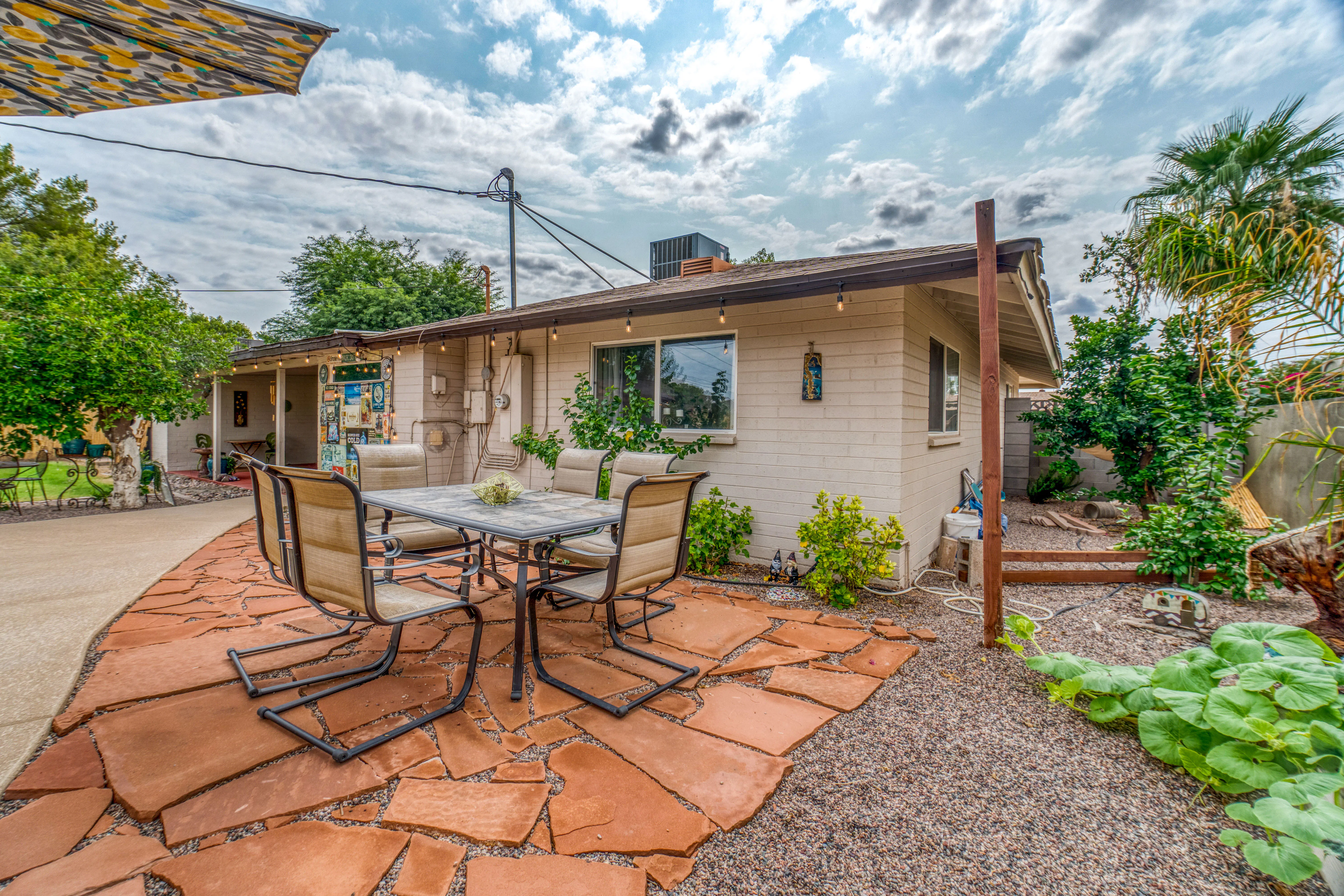 Airbnb home patio
