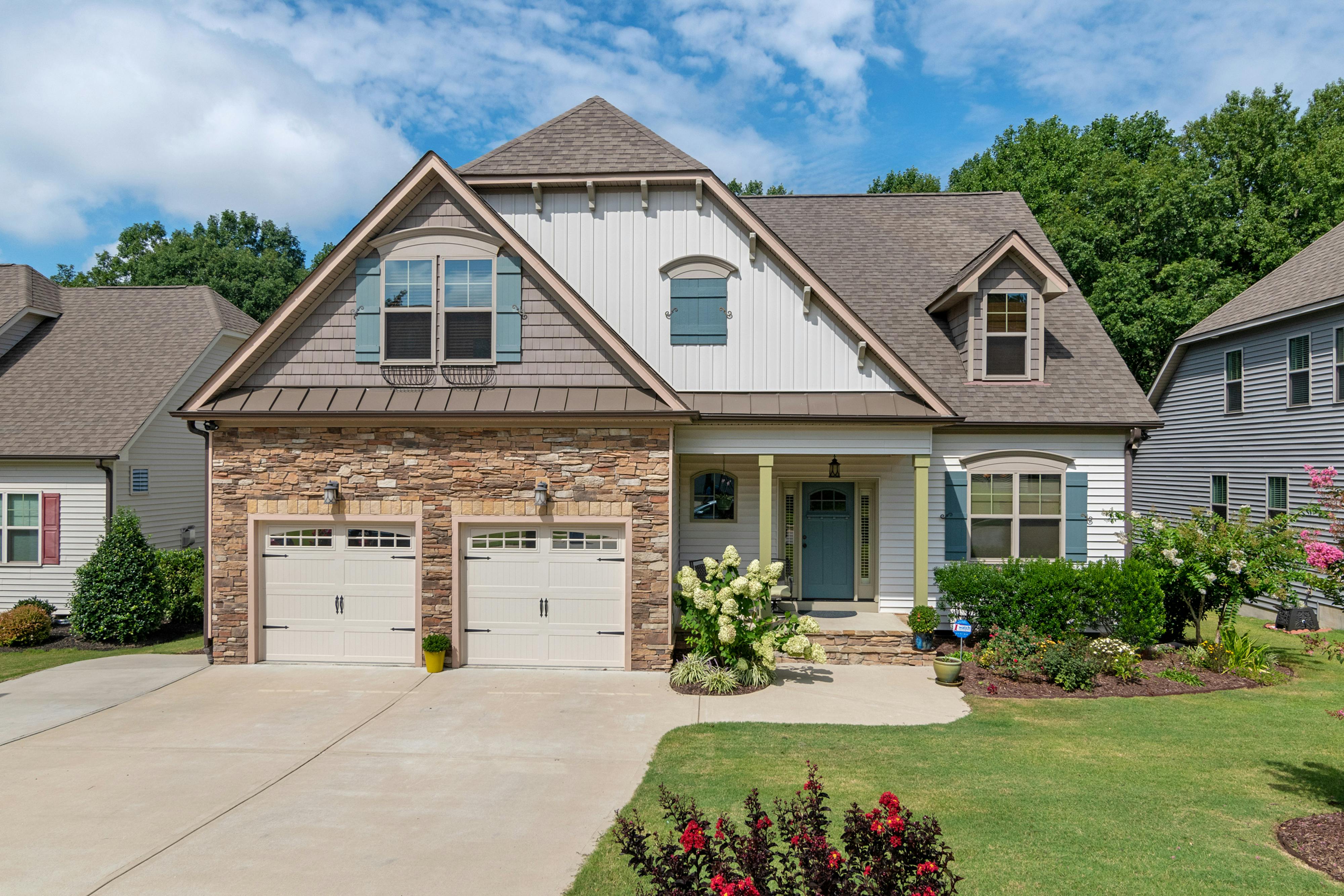 House exterior and driveway