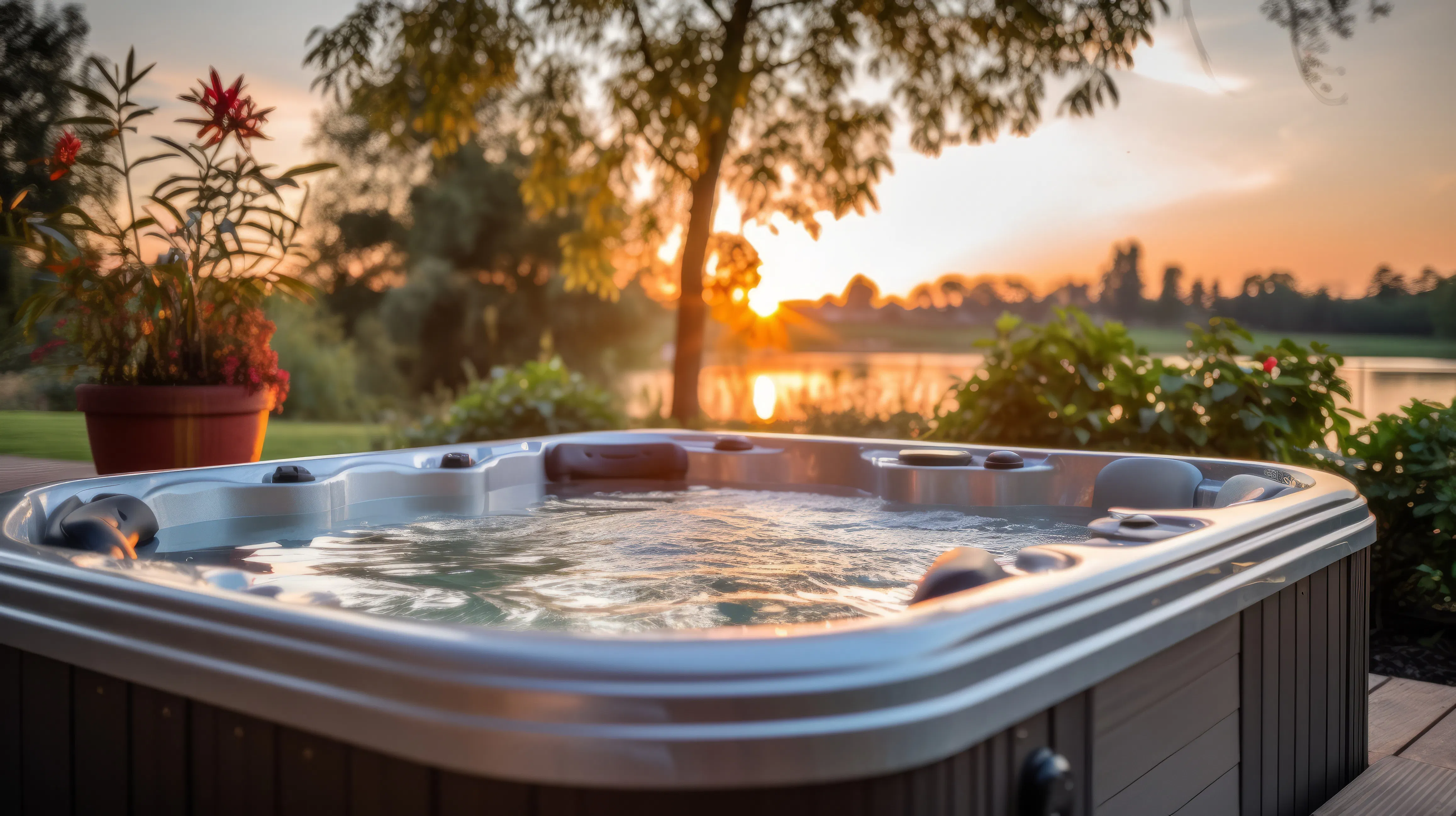 Bain à remous extérieur