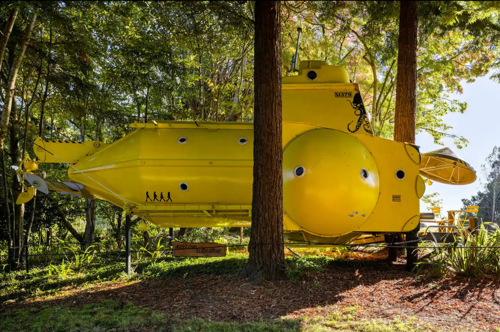 Yellow submarine Airbnb