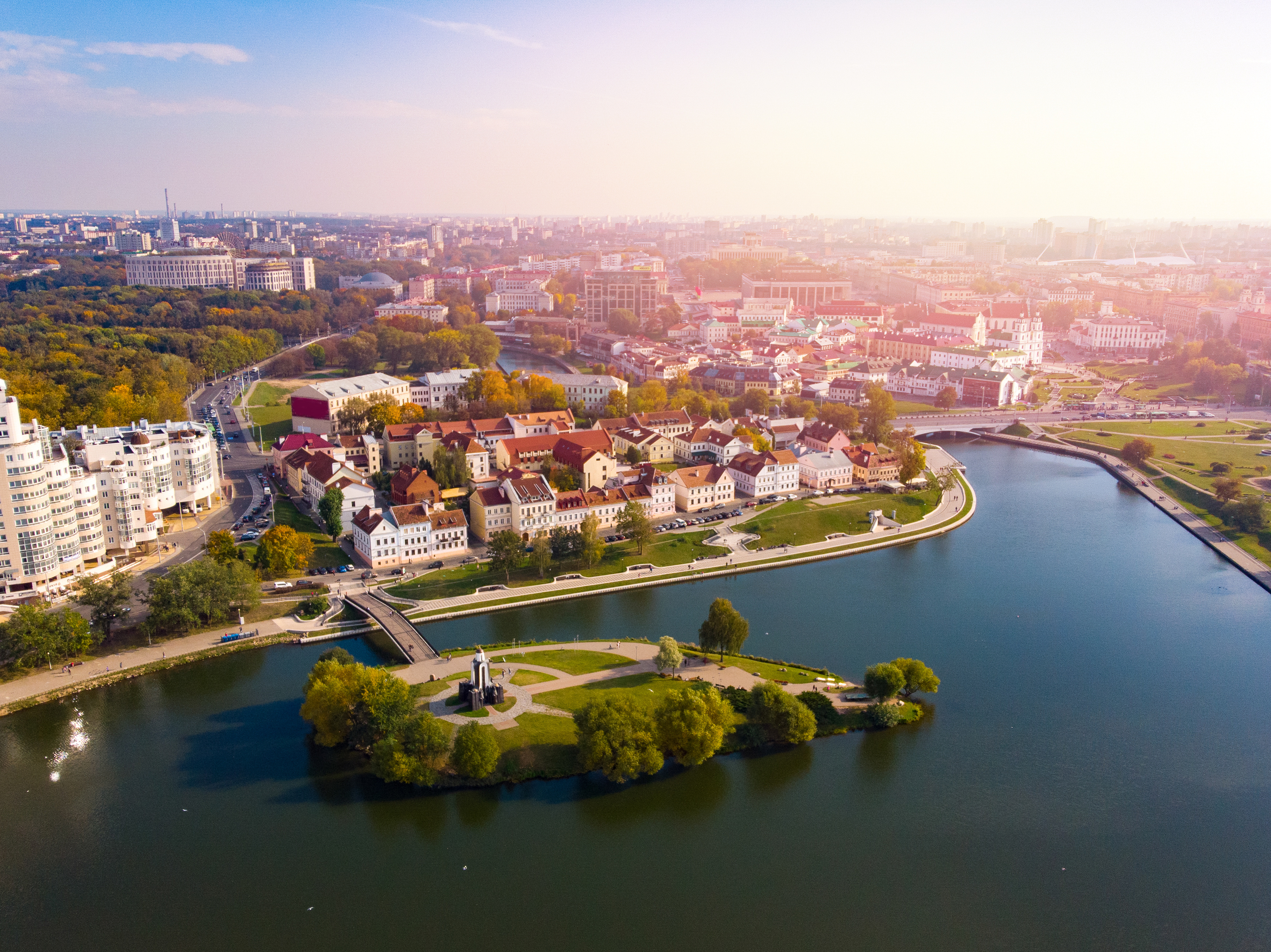 Cityscape of Minsk, Belarus