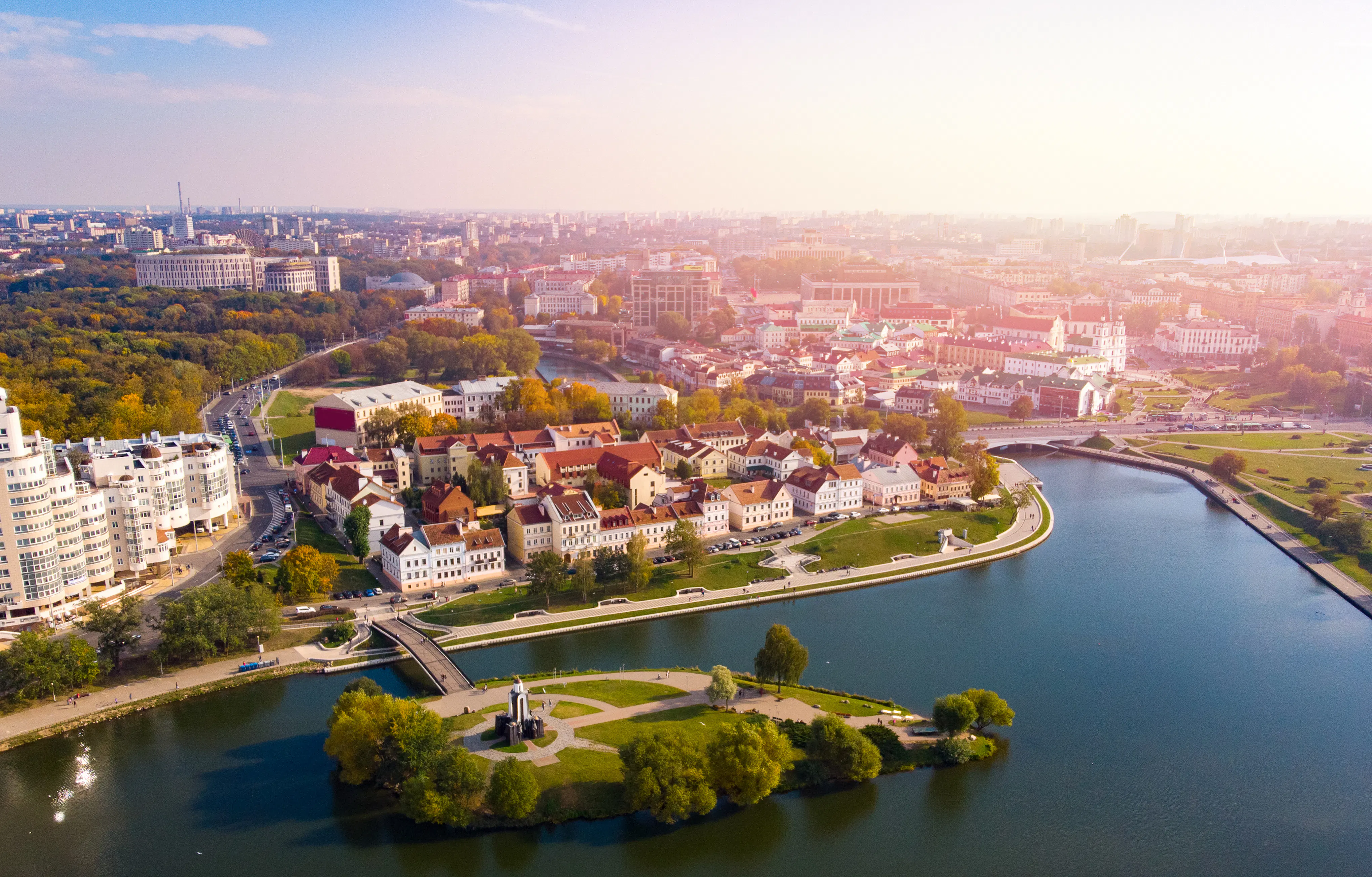 Cityscape of Minsk, Belarus