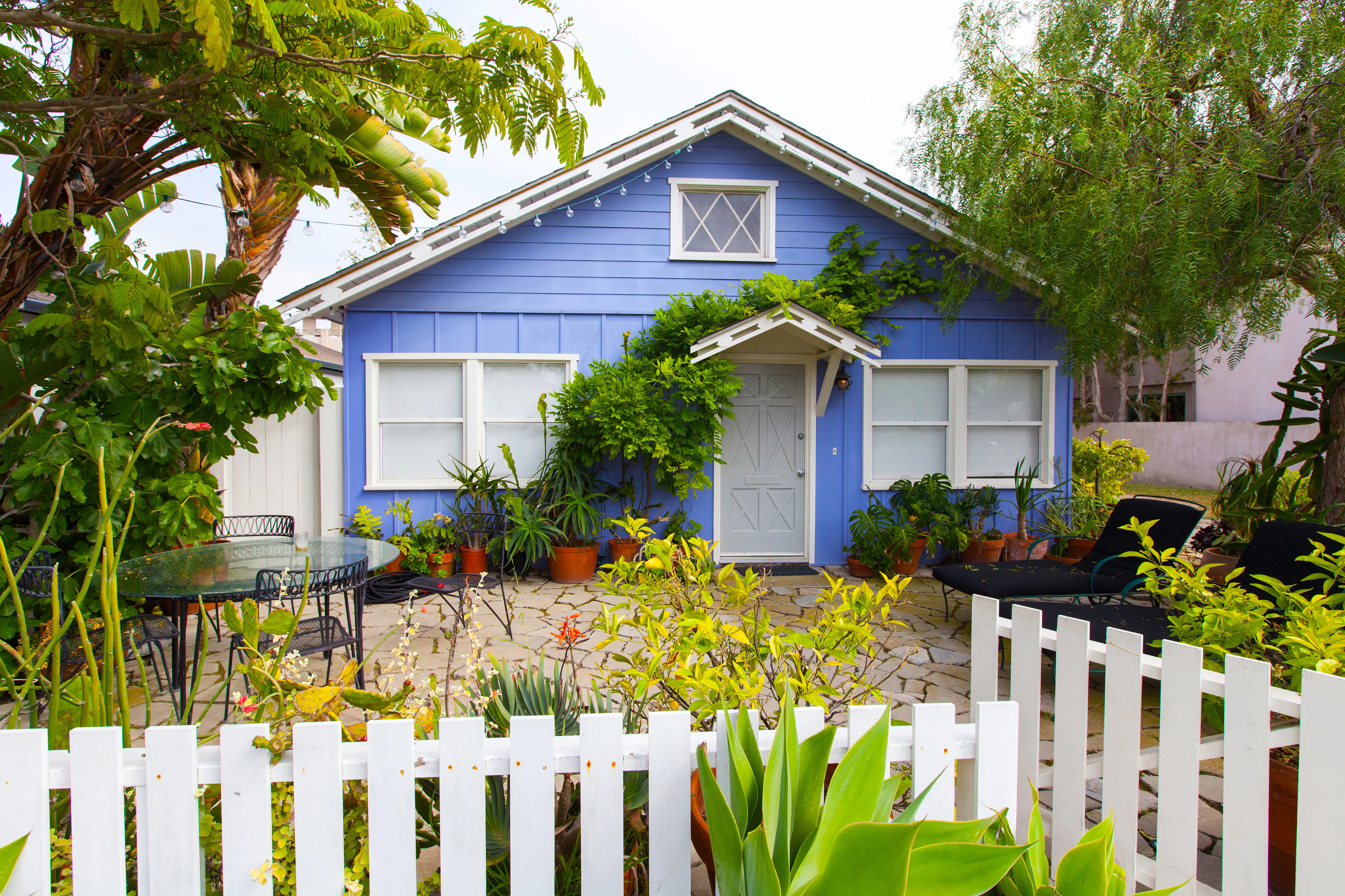 Blue bungalow