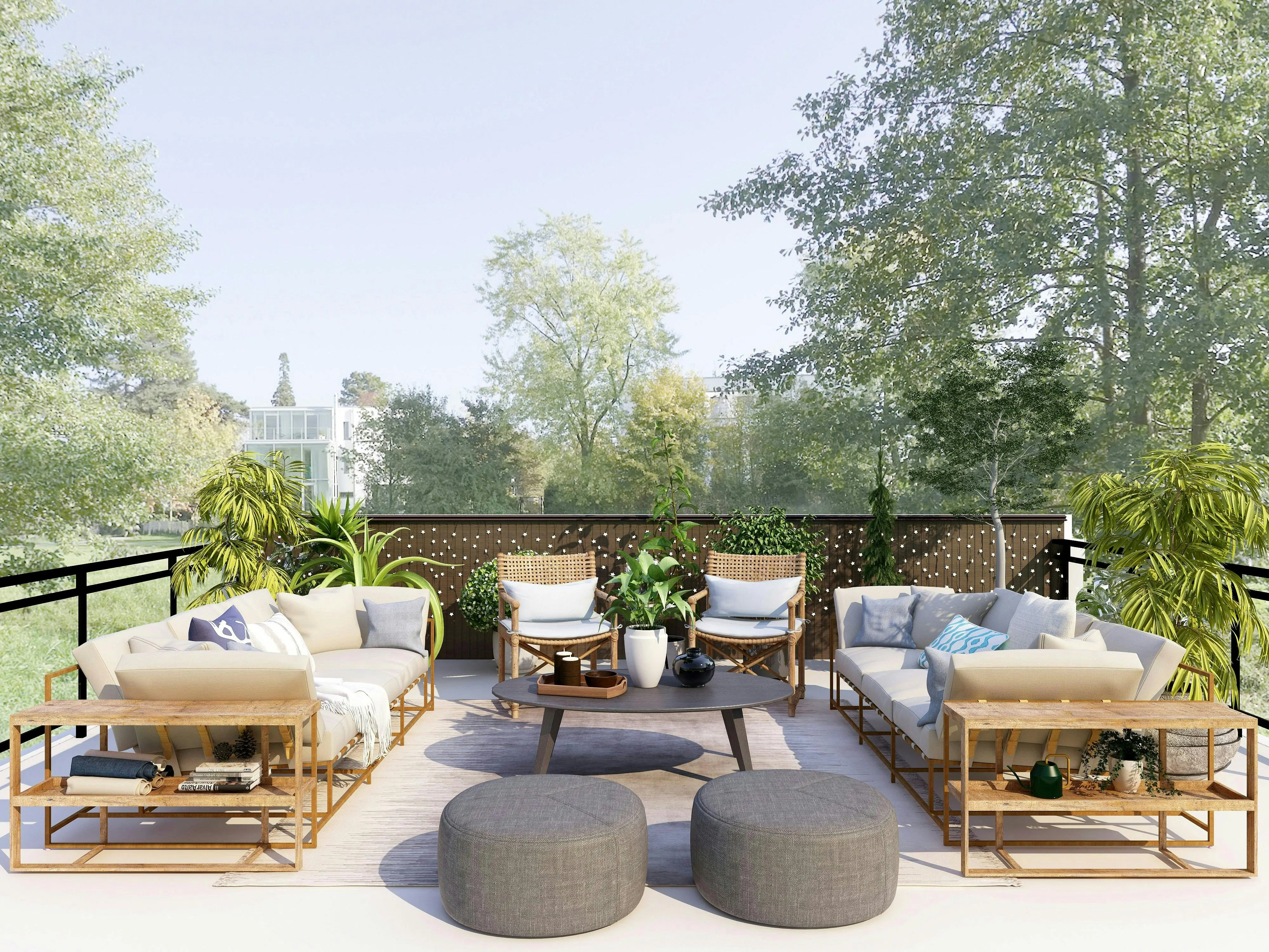 Outdoor patio example