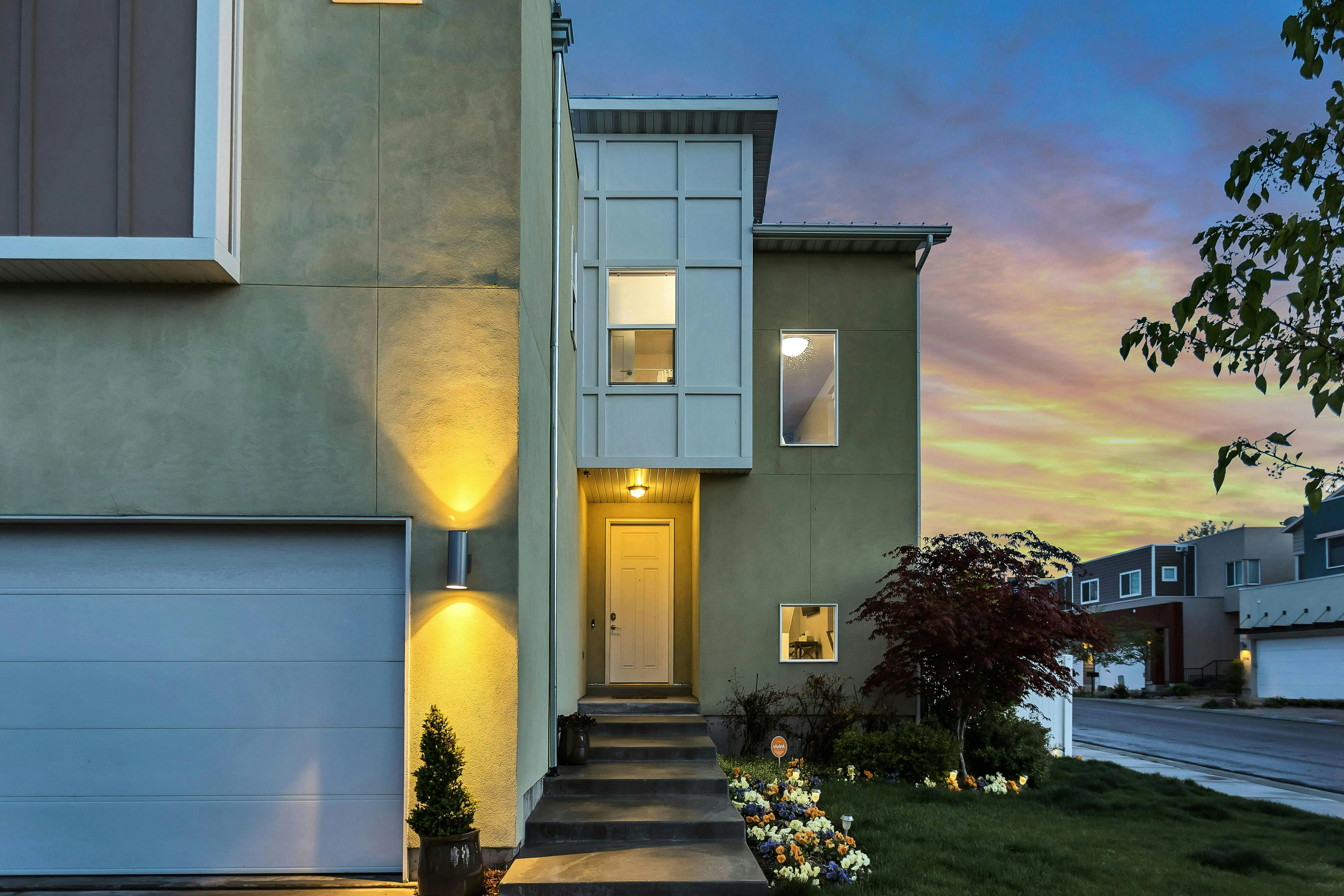 Exterior shot of vacation rental condo