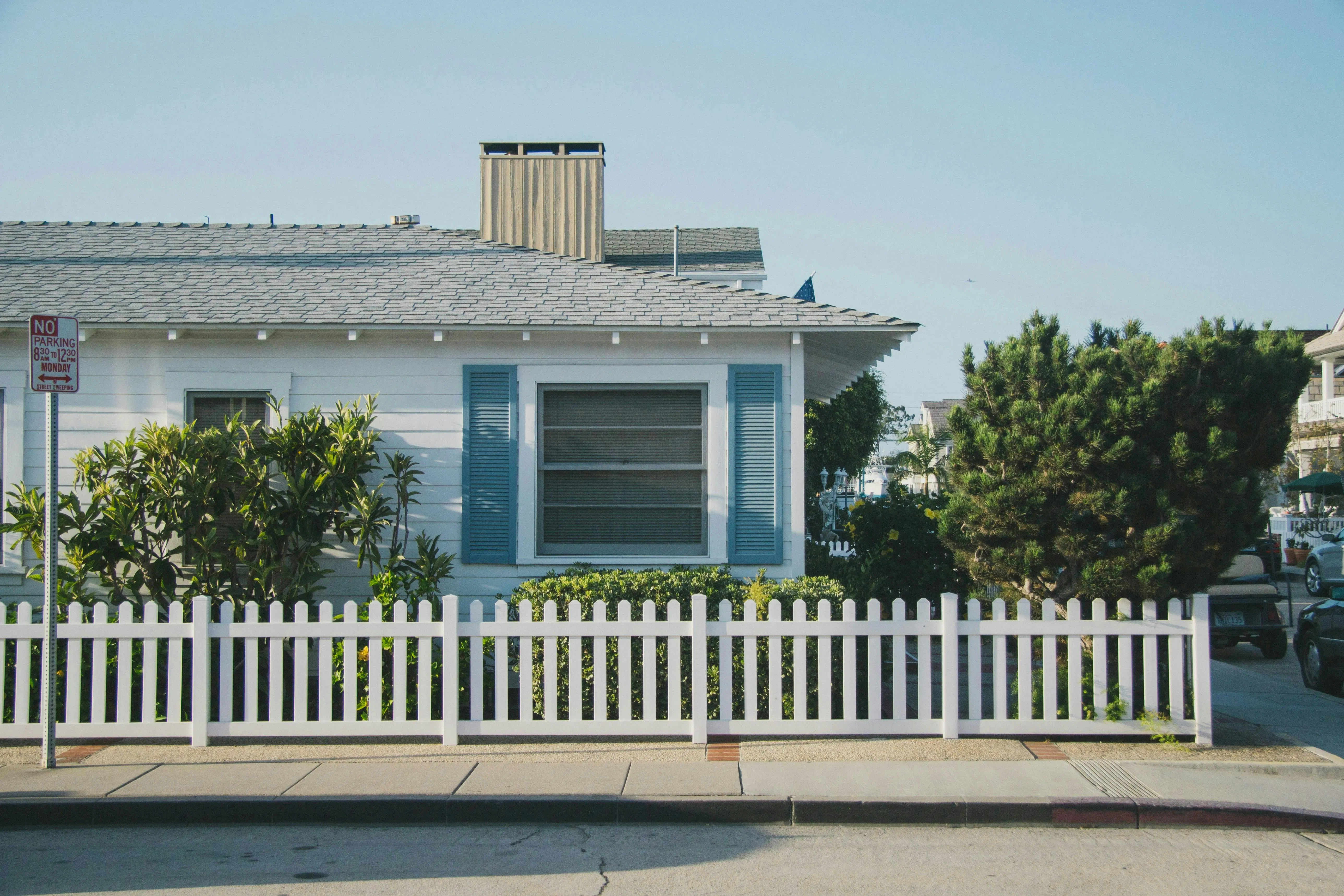 Side exterior shot of house