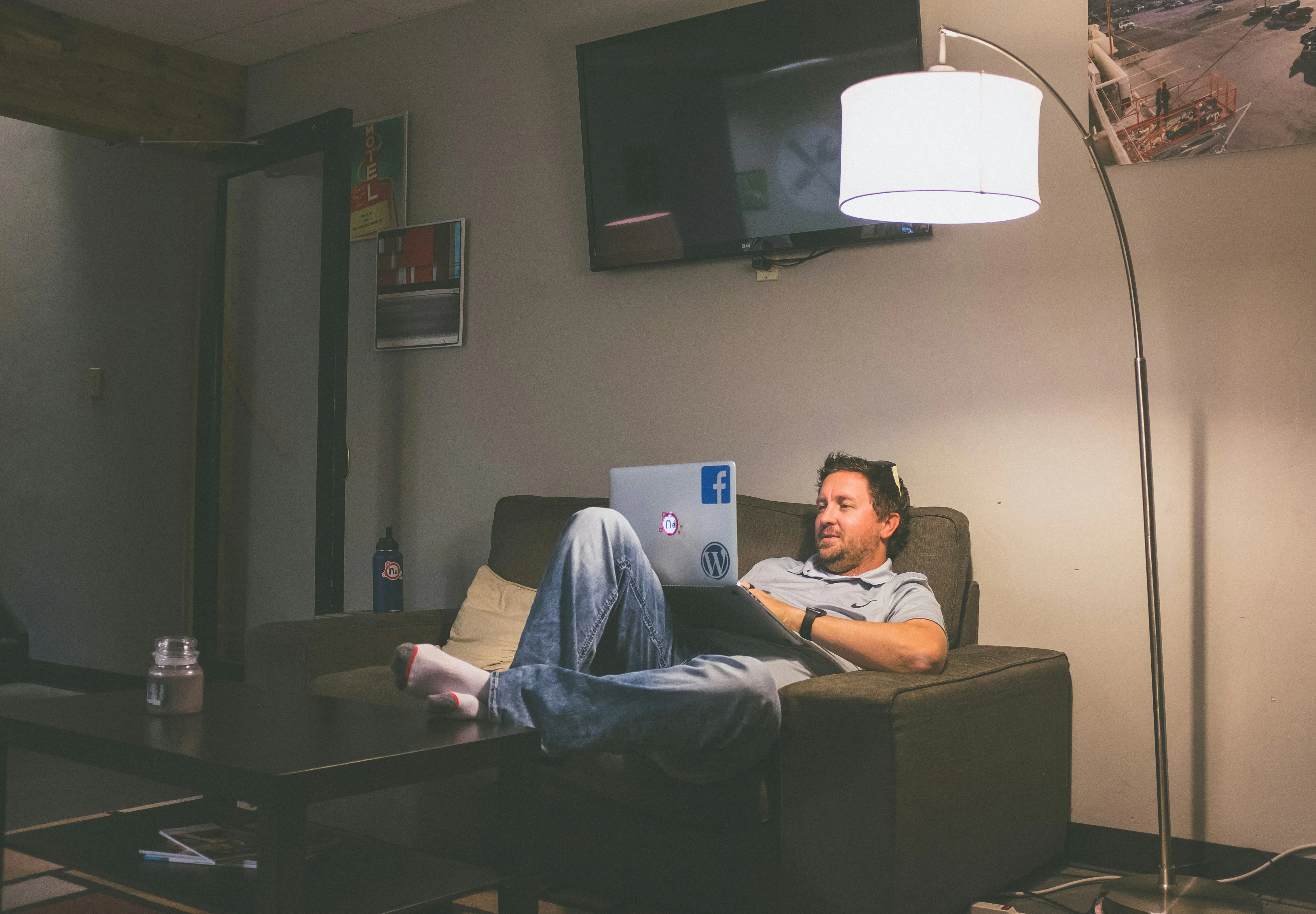 man on laptop