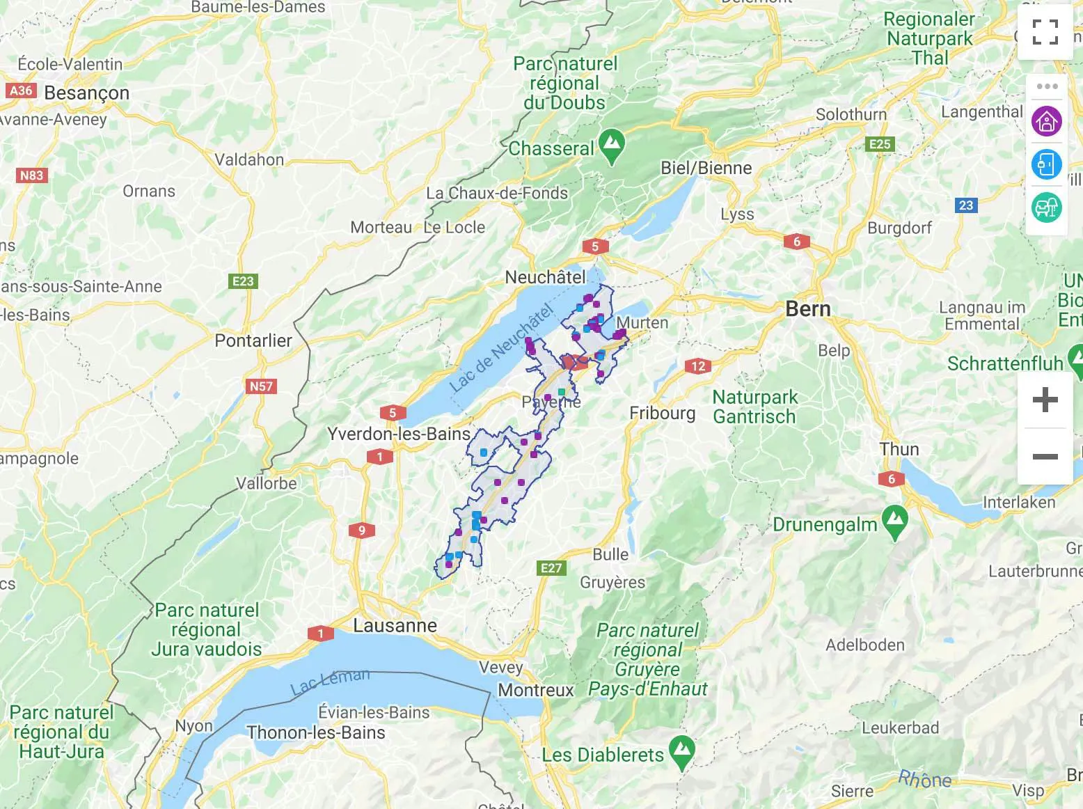 District de la Broye-Vully, Switzerland