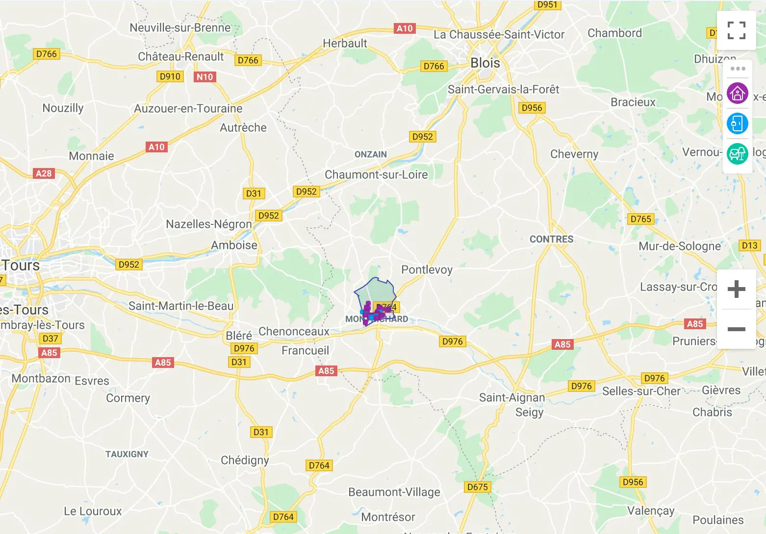 Montrichard, France