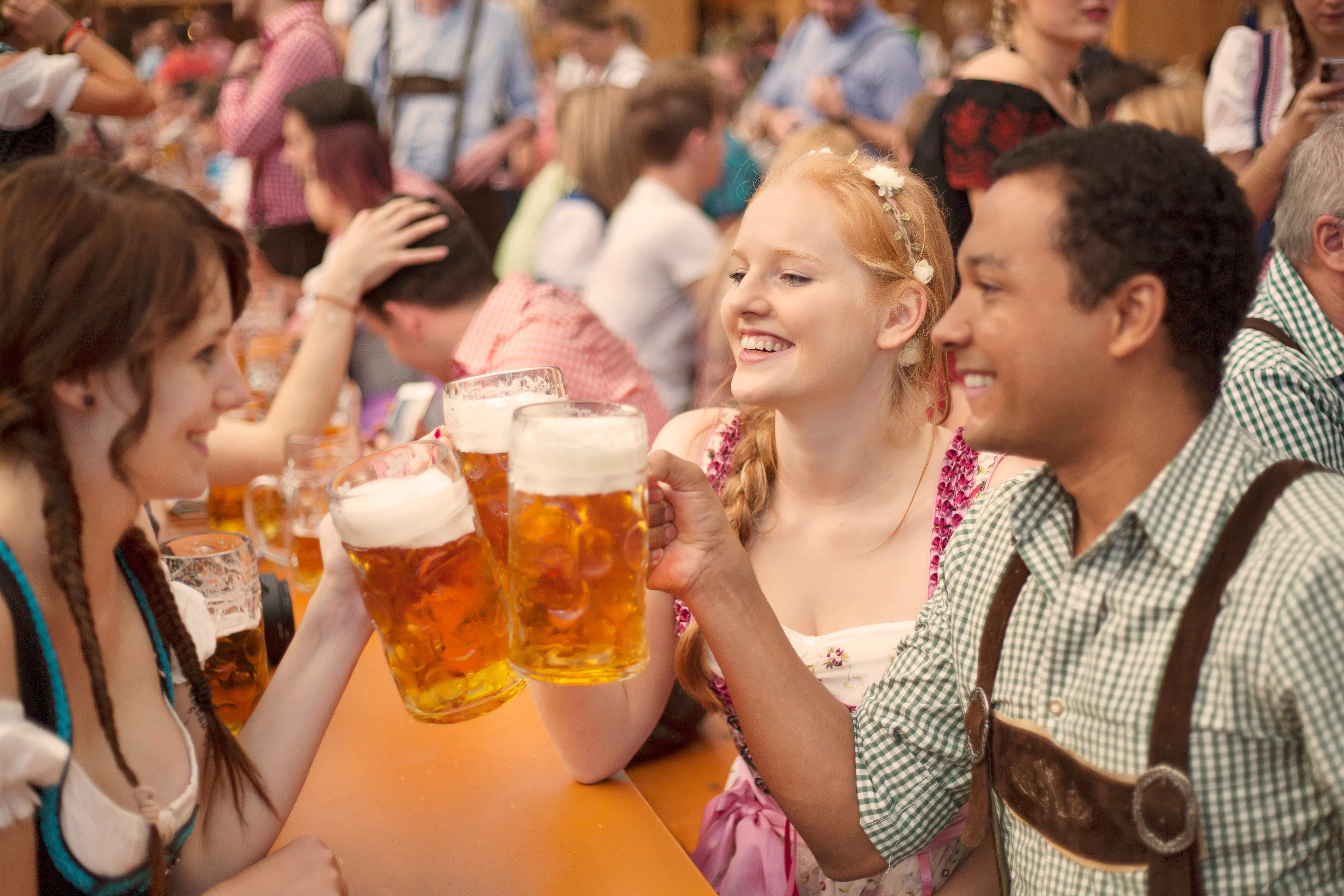 Friends at Oktoberfest