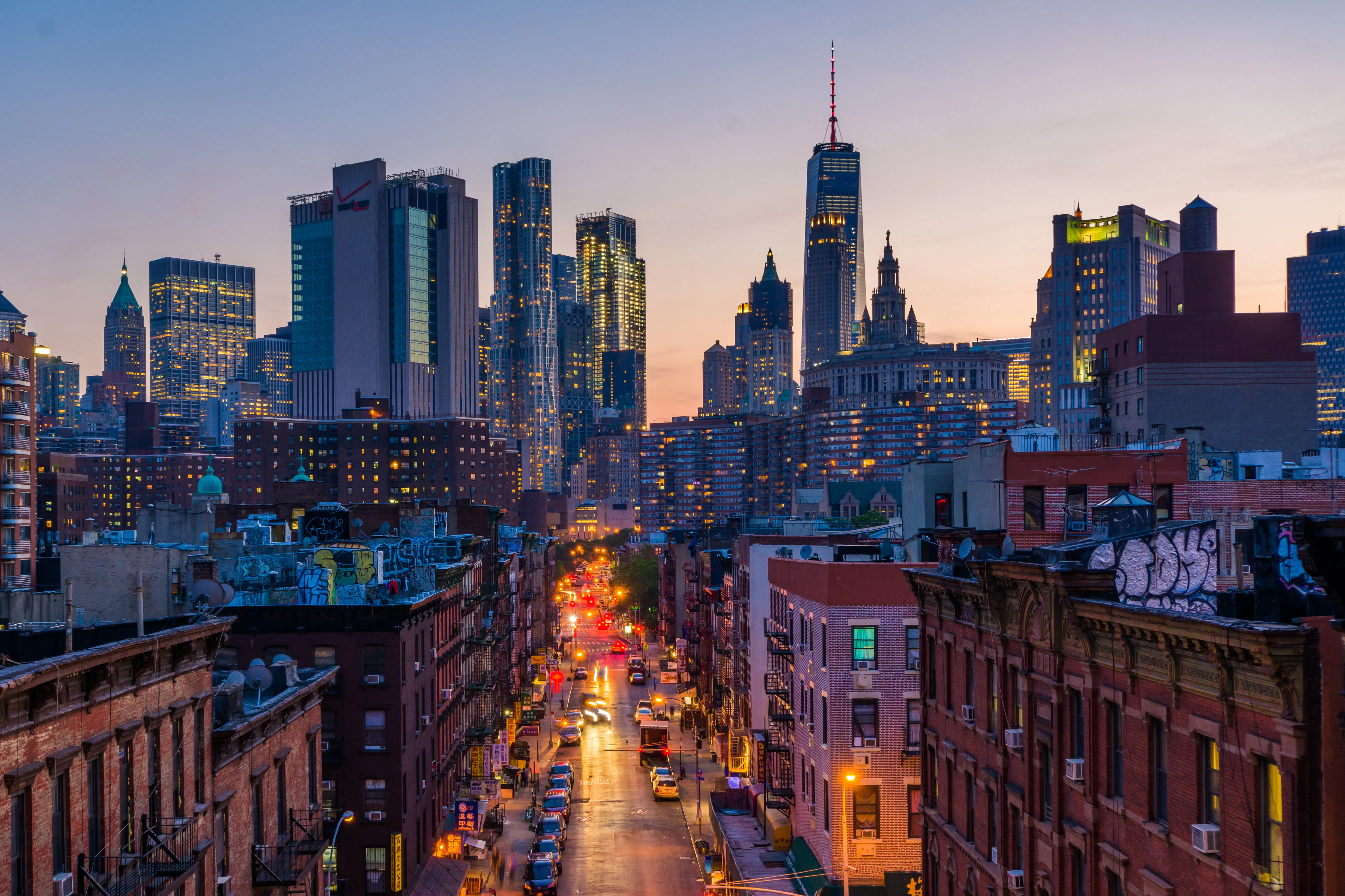 NYC at twilight