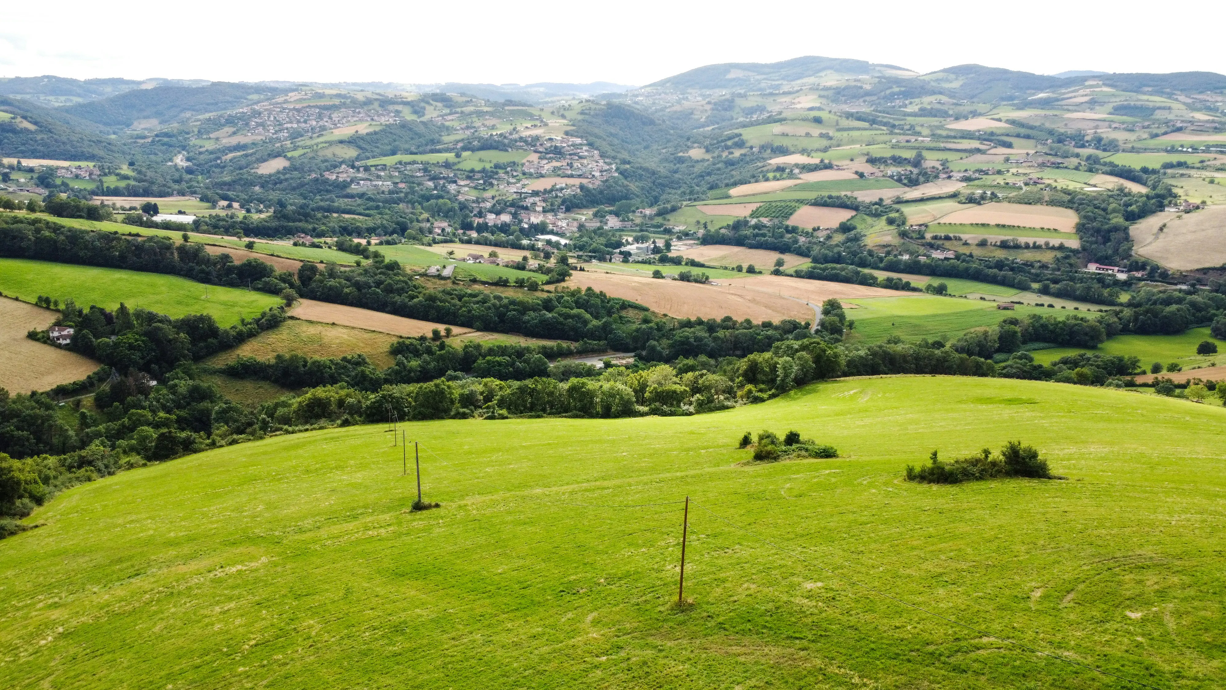 Vue aérienne du  Ouest, France