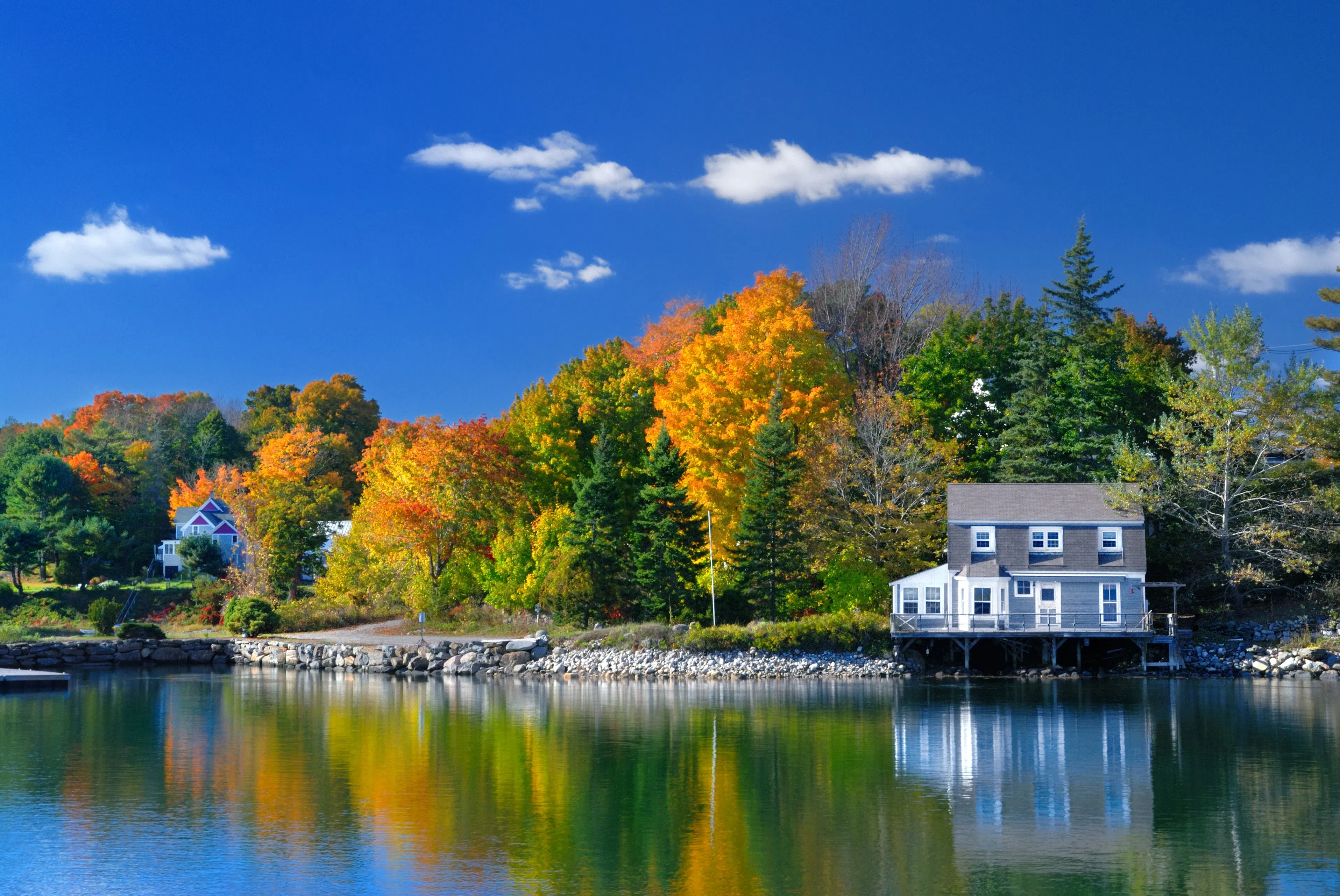 Lake house in Maine