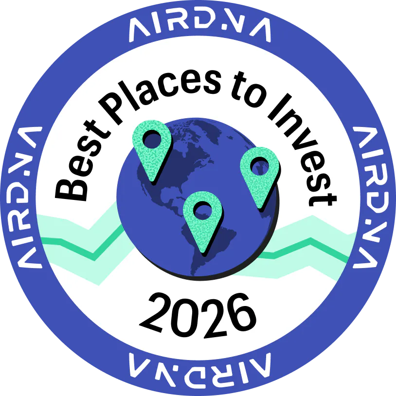 Best places to invest 2026 badge