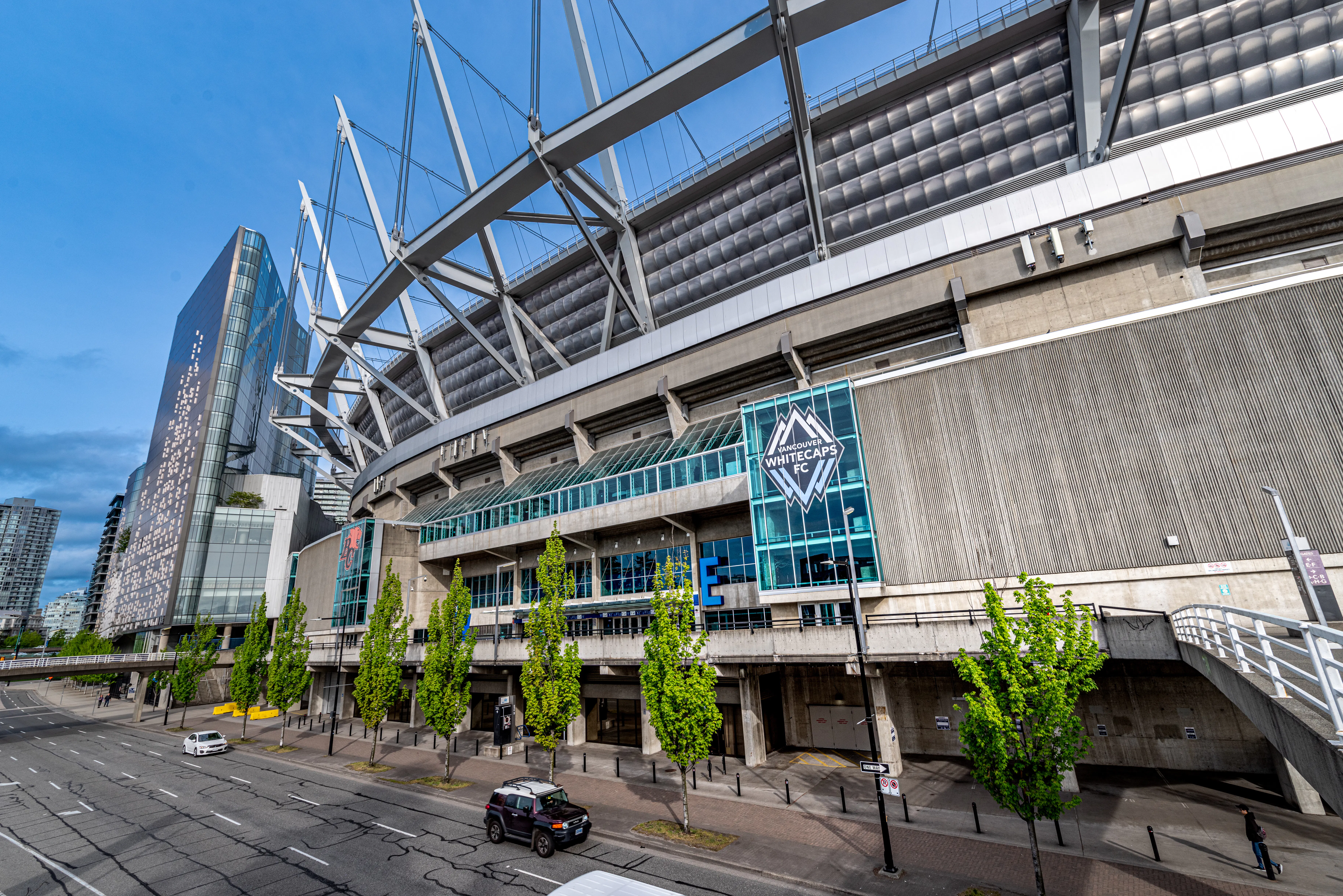 B.C. stadium in Vancouver from the street