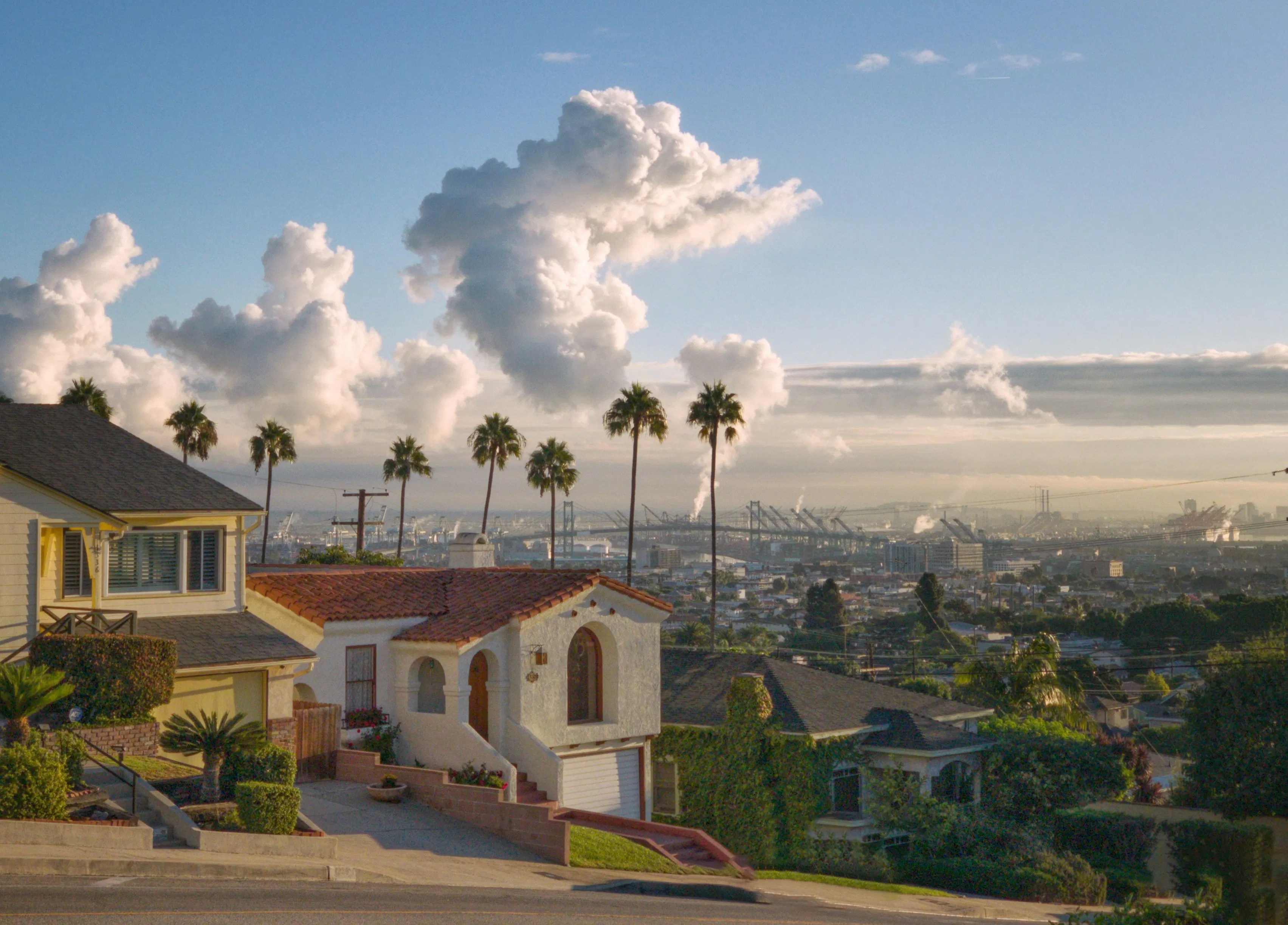 Homes overlooking Los Angeles