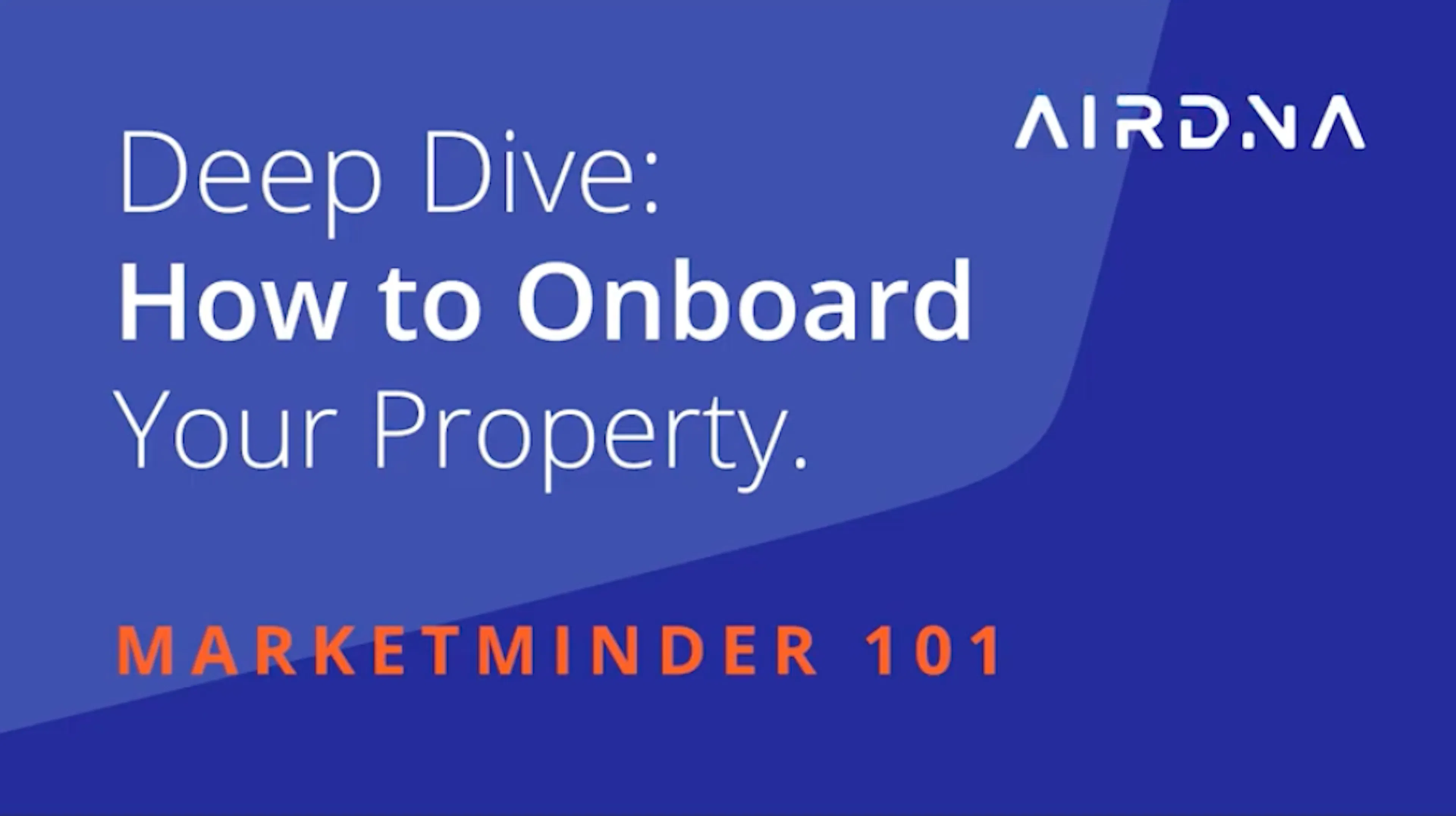 AirDNA's MarketMinder 101 | How to Connect Your Property