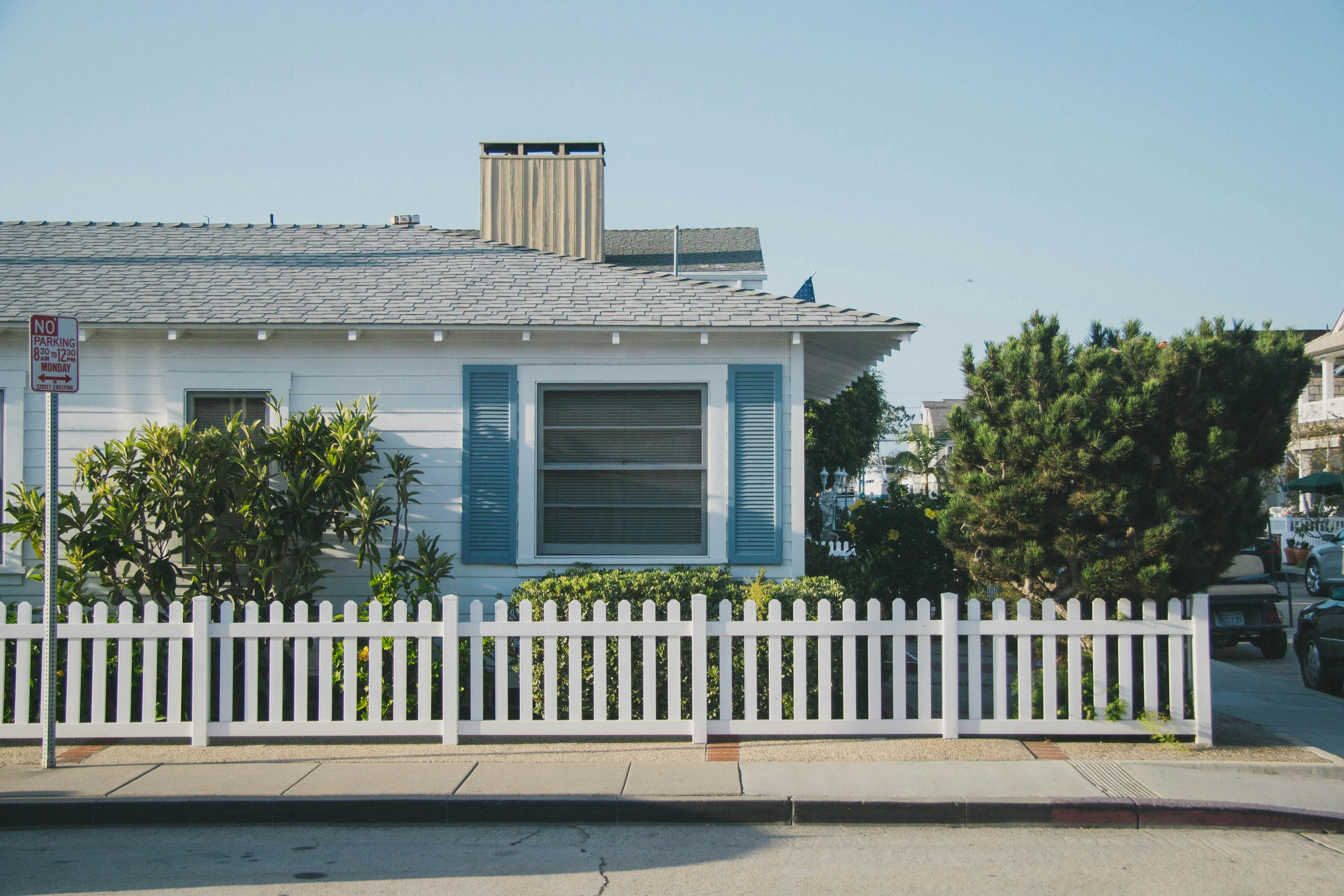 Side exterior shot of house