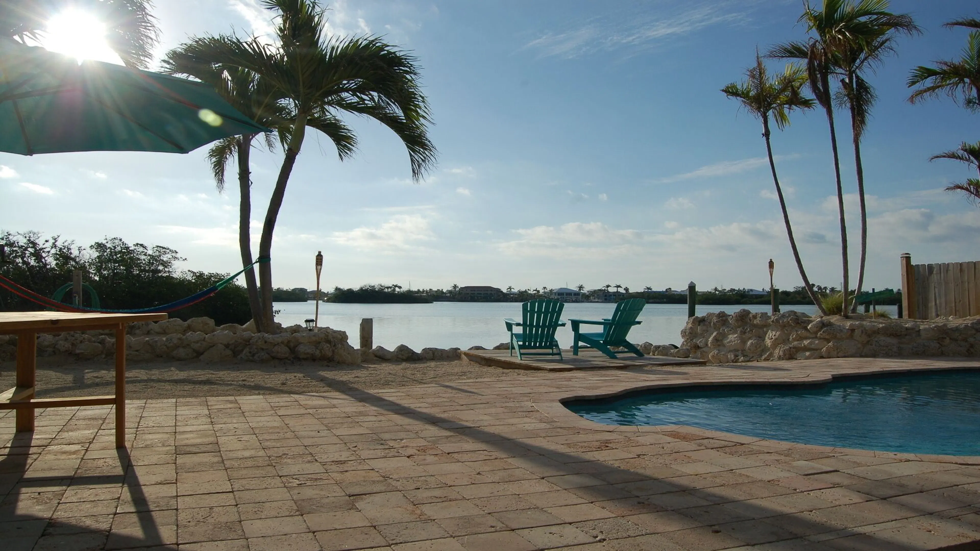 Private bayfront vacation rental with pool in Key West