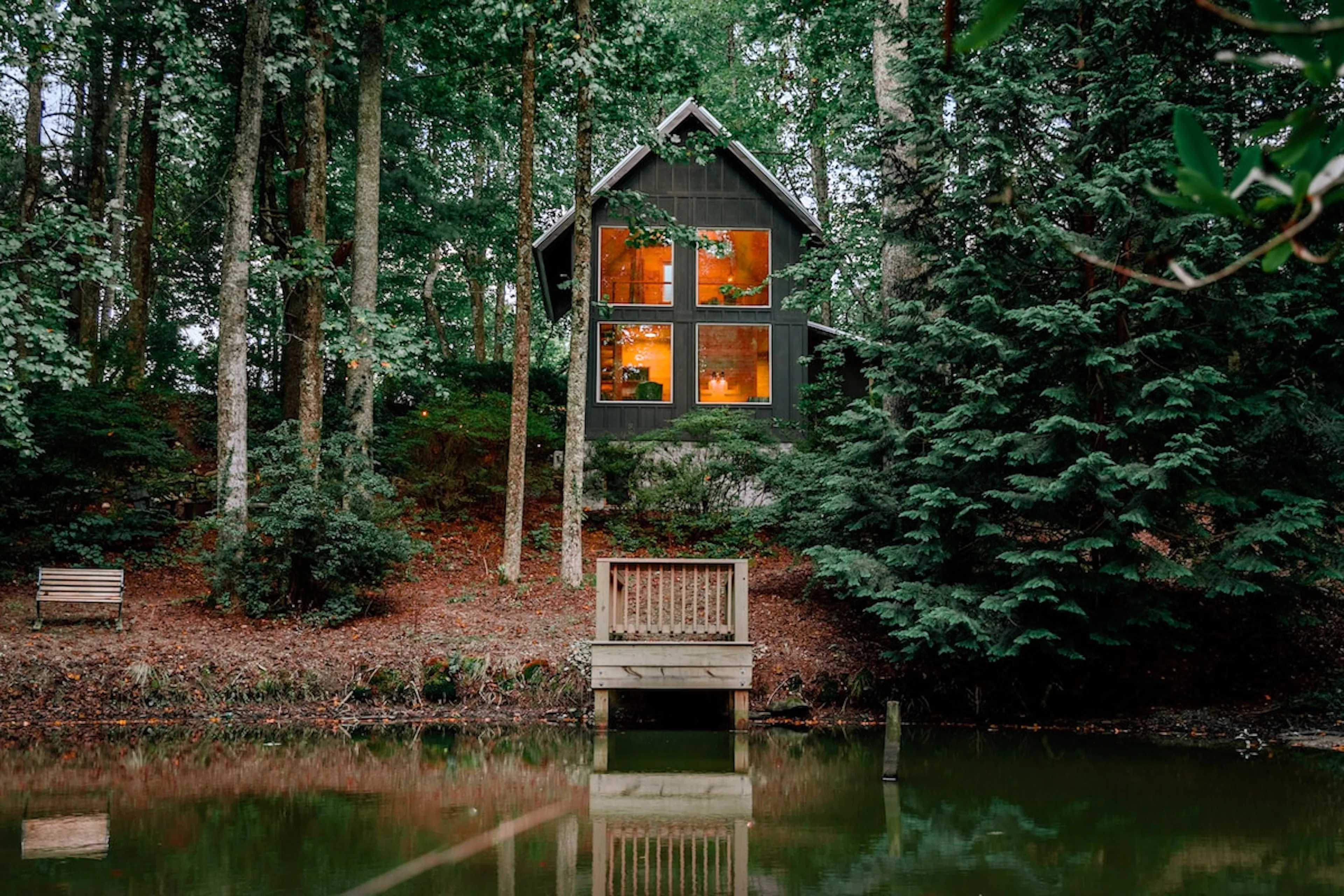 Barn couples getaway in the North Carolina mountains
