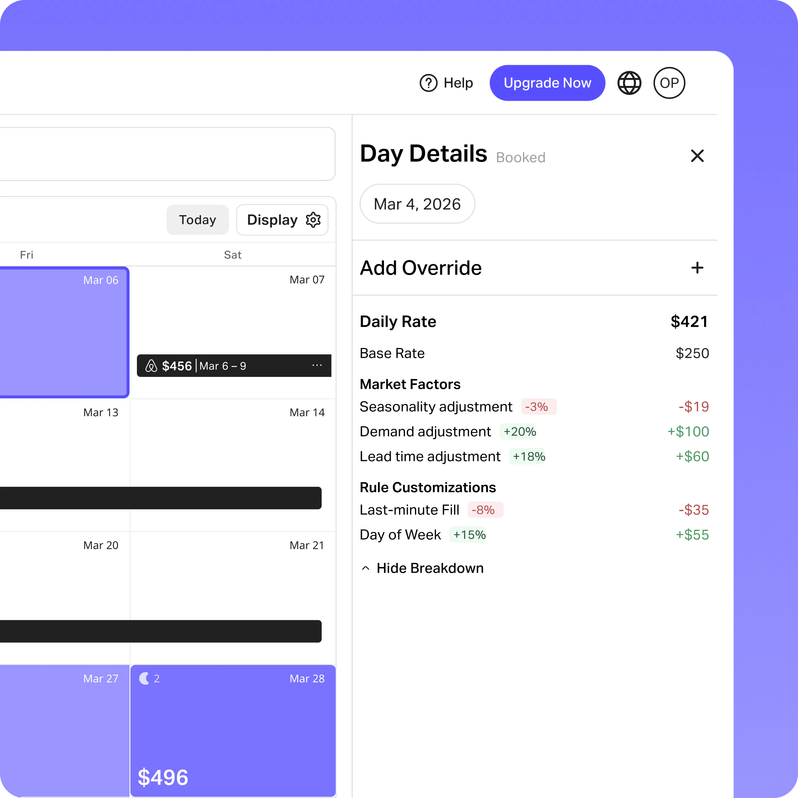 See pricing details with AirDNA Adapt