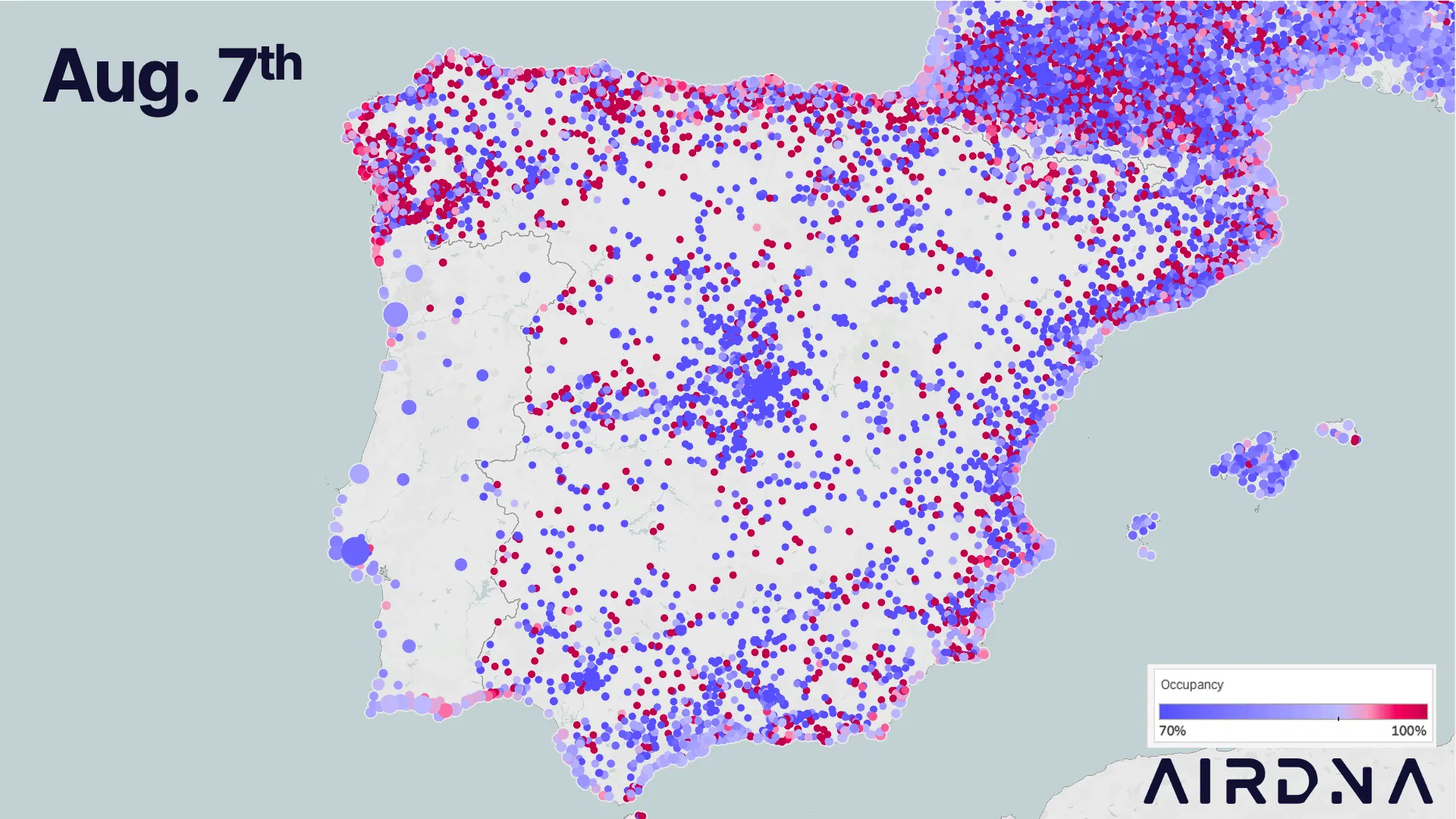 STR Occupancy Around Eclipse in Spain