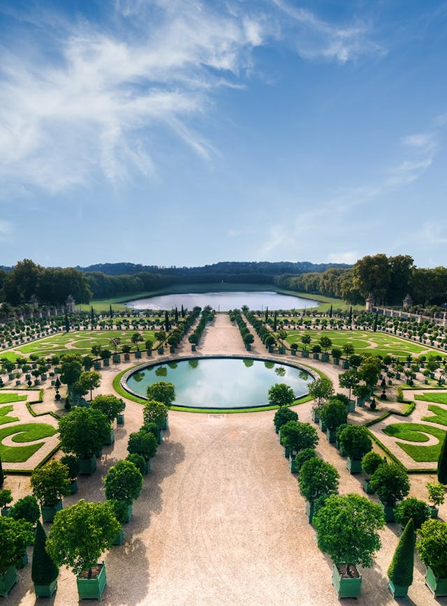 Jardin Chateau De Versailles Chien