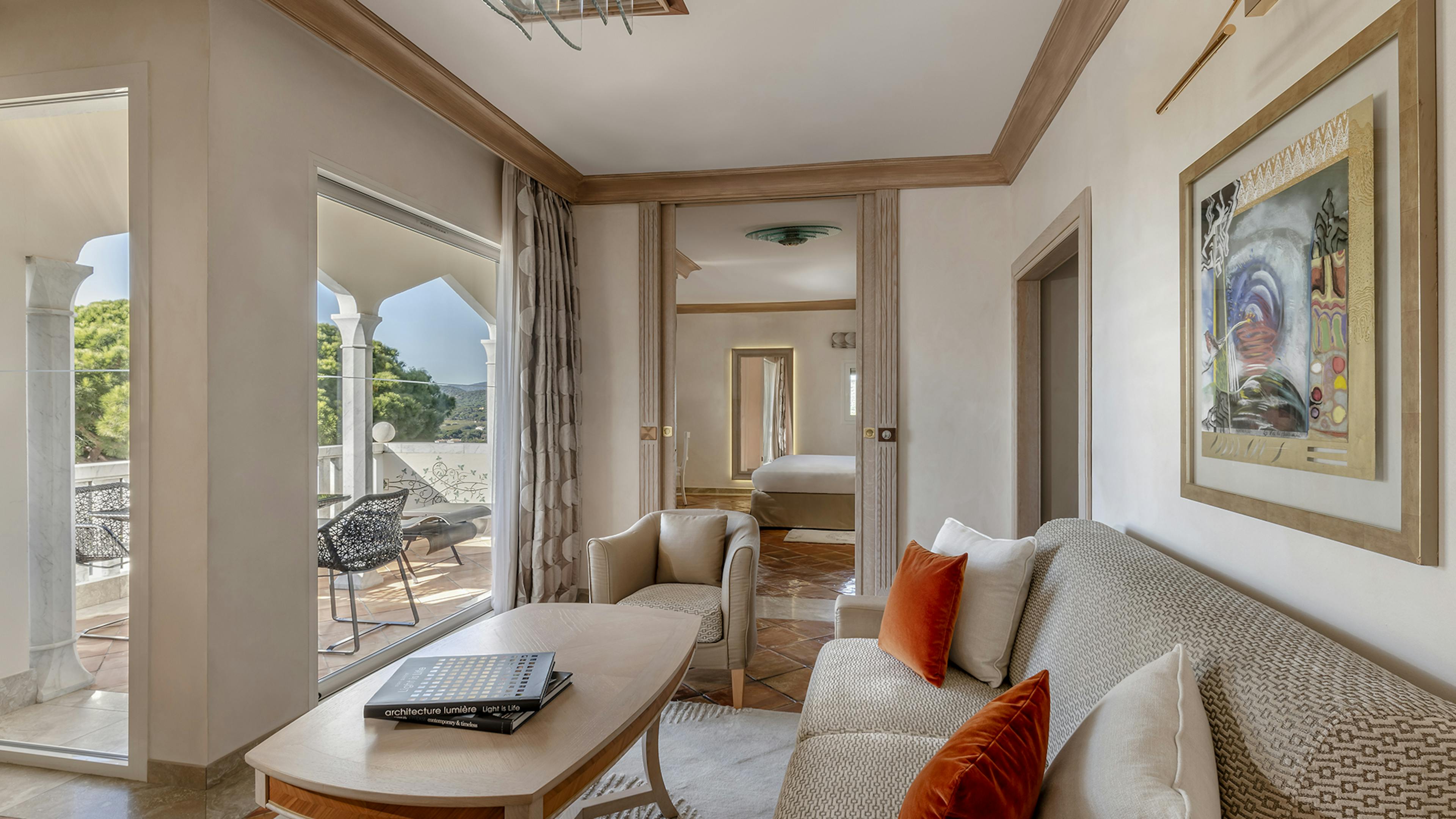 Château de La Messardiere, Saint-Tropez, junior suite Riviera