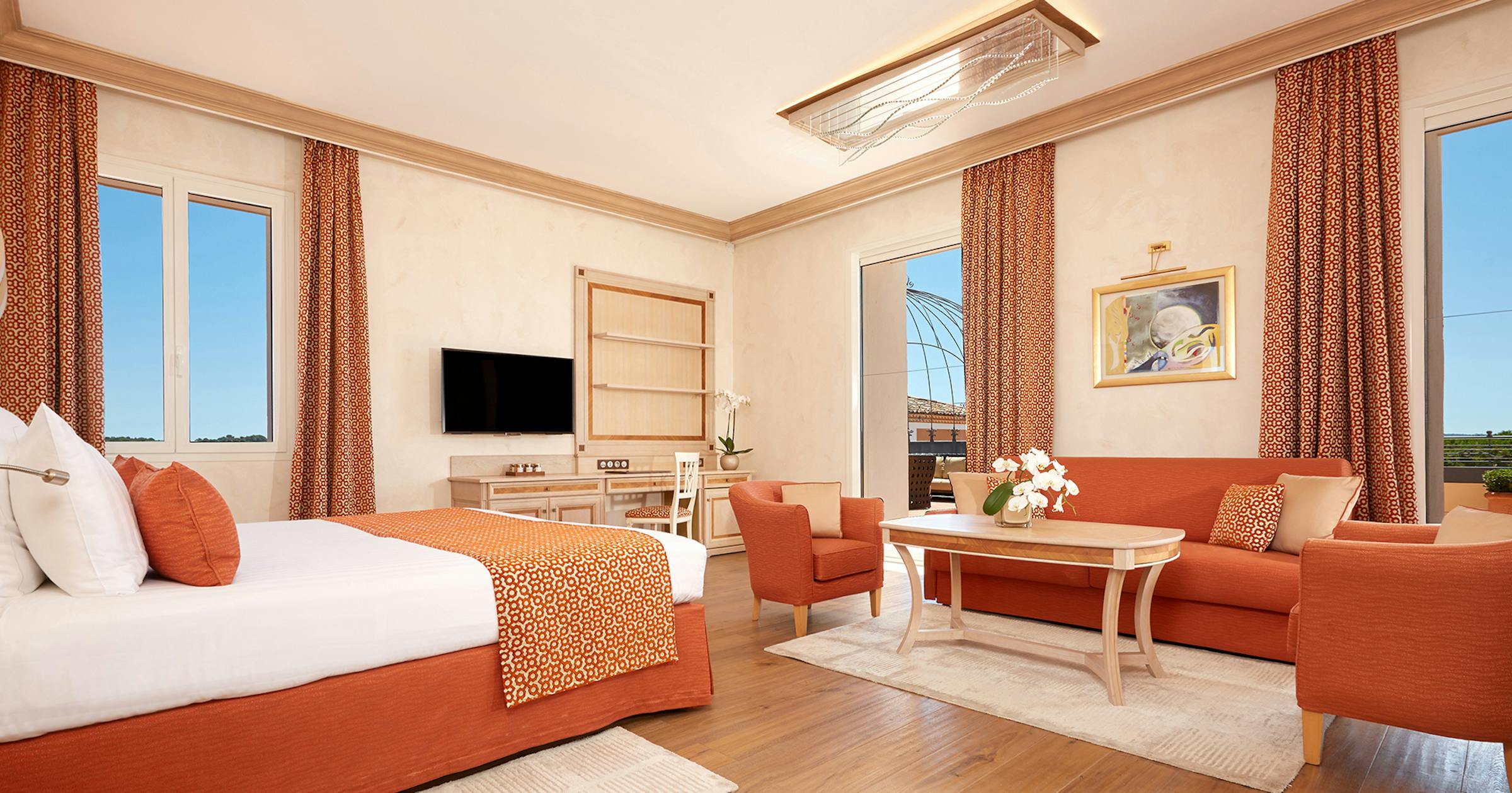 Château de La Messardiere, Saint-Tropez, junior suite terrasse