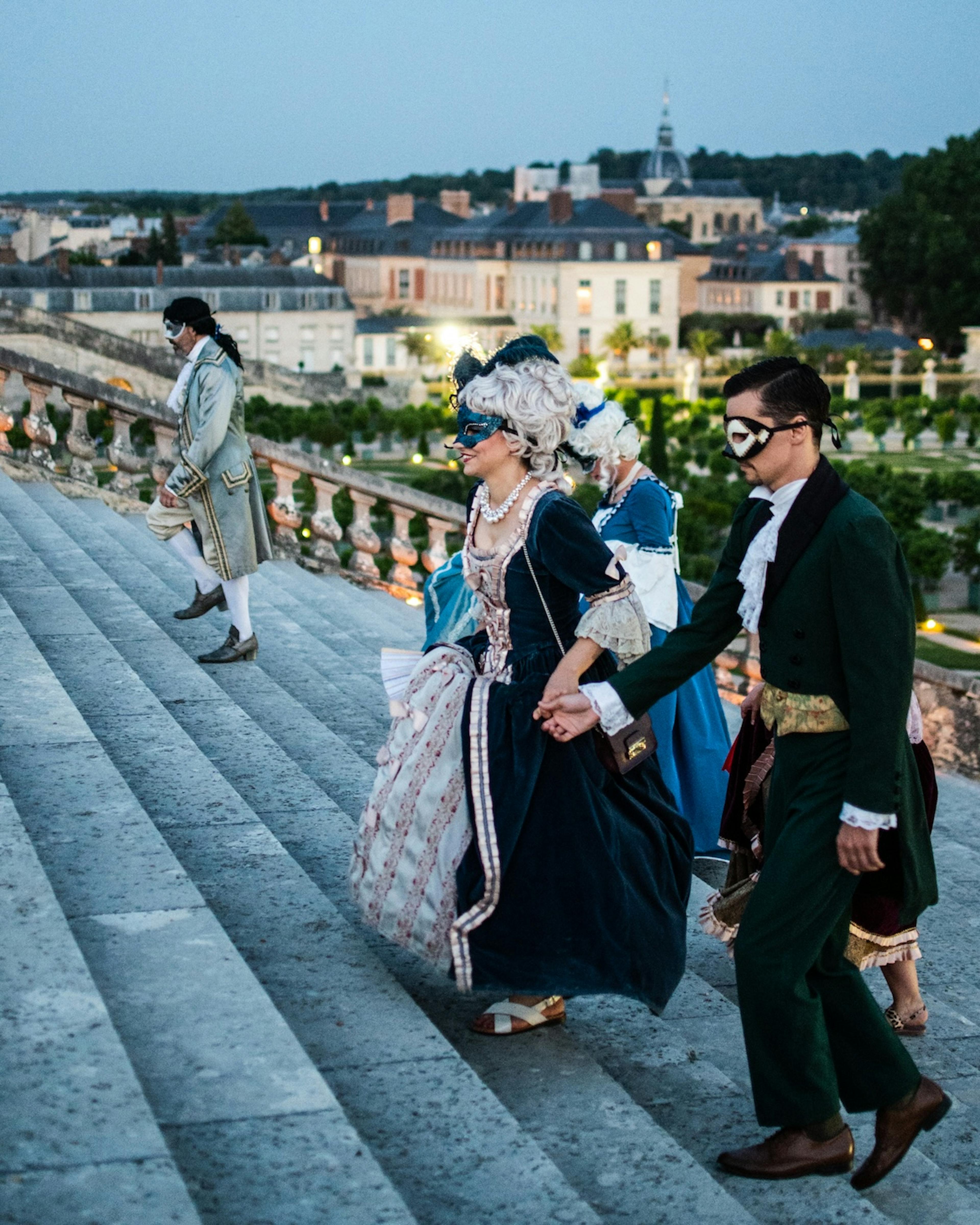 Costumes au Grand Bal Masqué, évènement Château de Versailles, Le Grand Contrôle