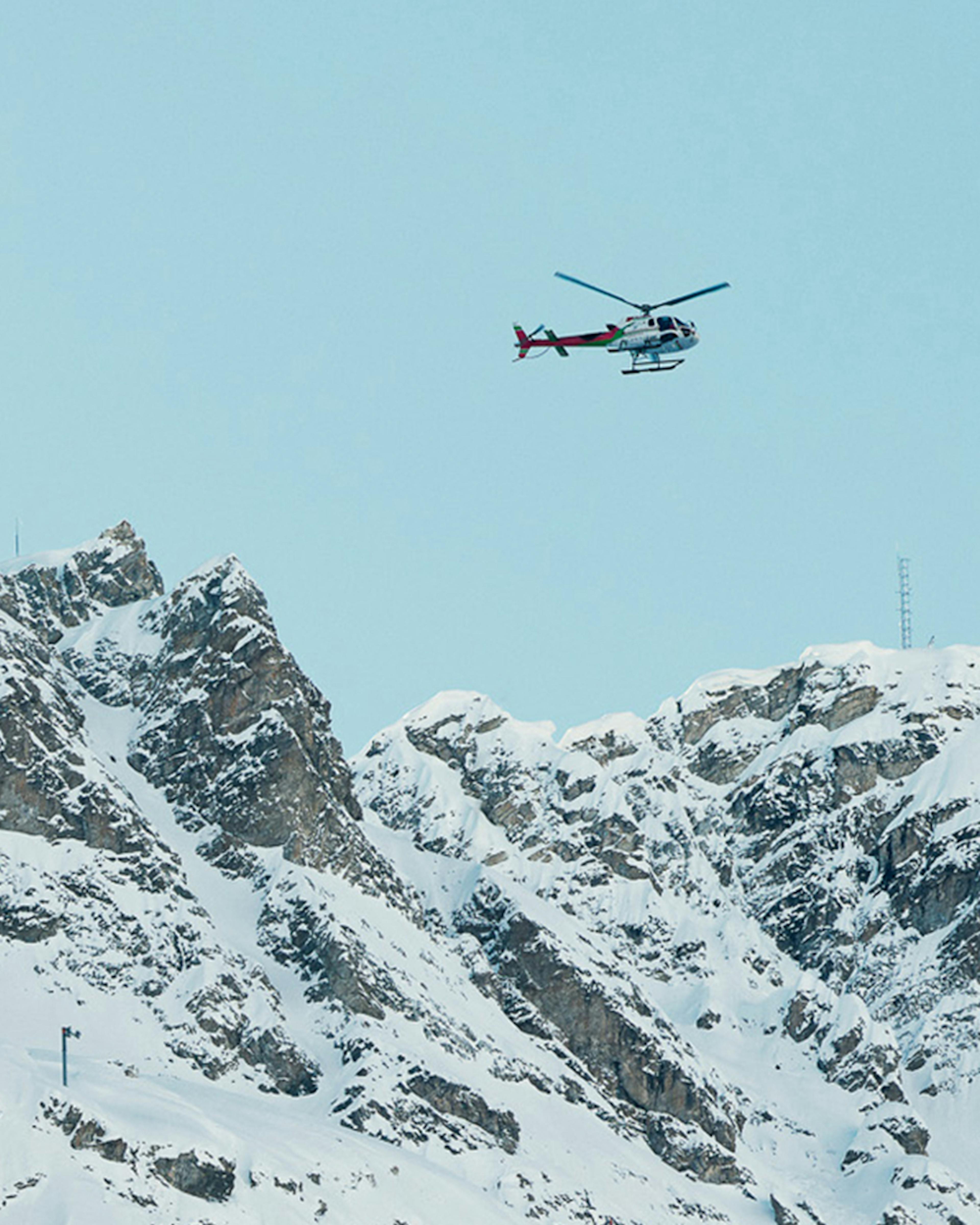 Airelles Val d'IsÃ¨re, expÃ©rience helicoptere