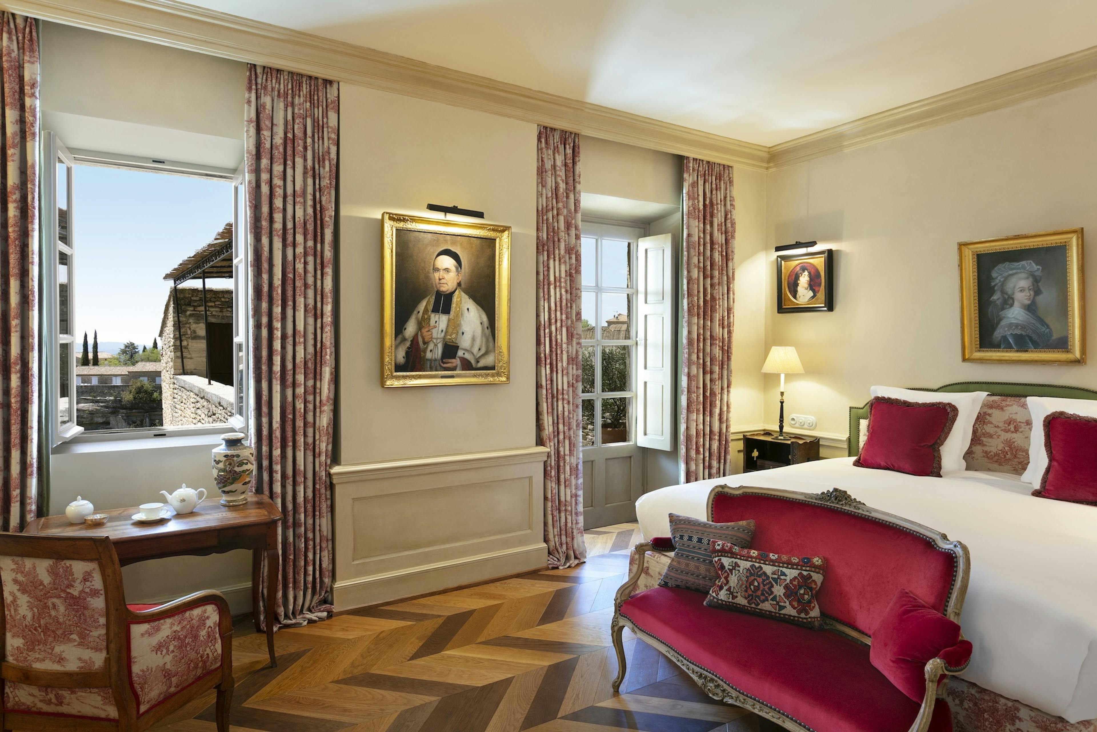 Chambre Suite Vasarely hotel de luxe Airelles Gordes La Bastide 