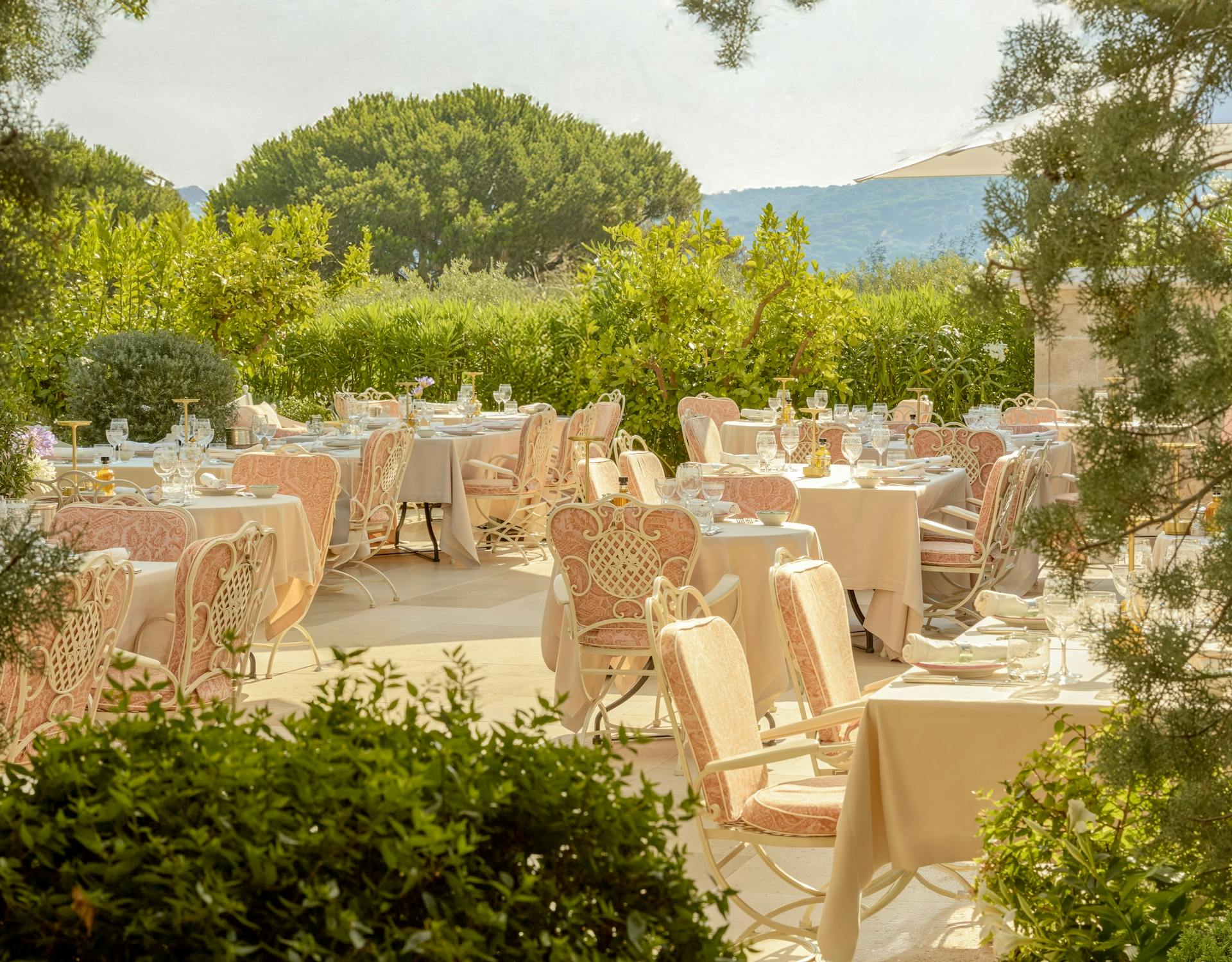 Palladio, restaurant Saint-Tropez, Château de la Messardière, Airelles