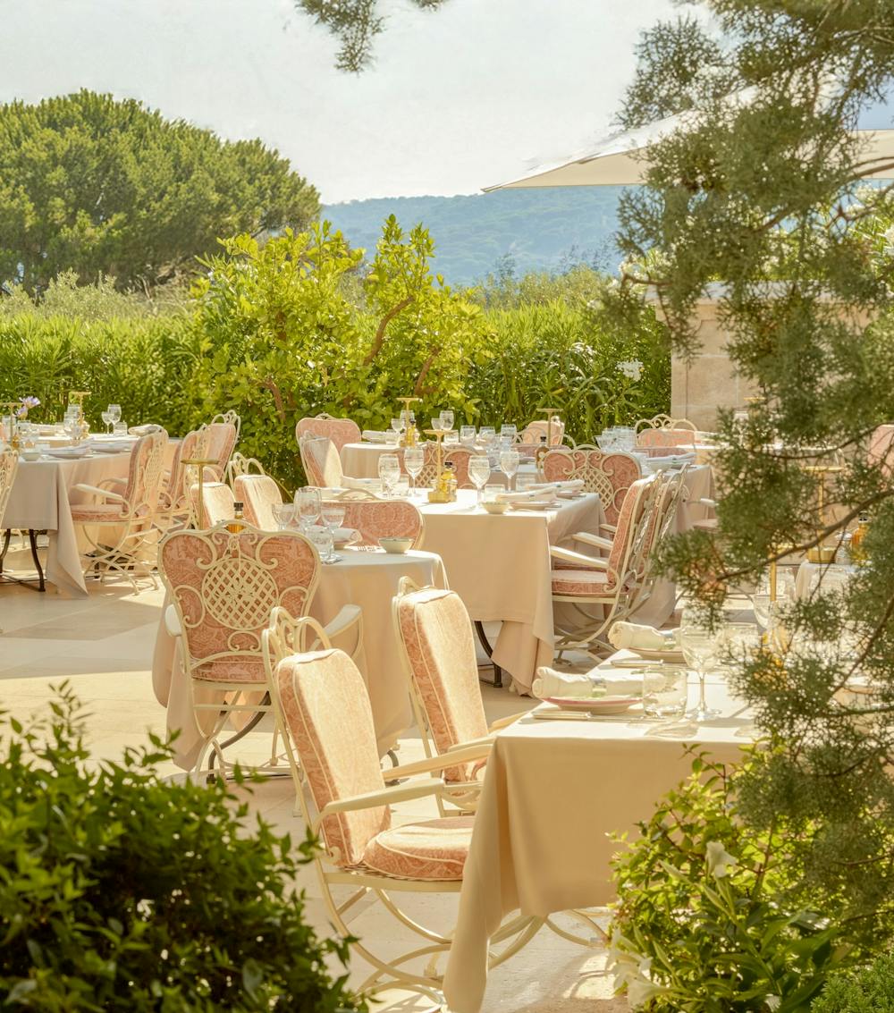 Palladio, restaurant Saint-Tropez, Château de la Messardière, Airelles