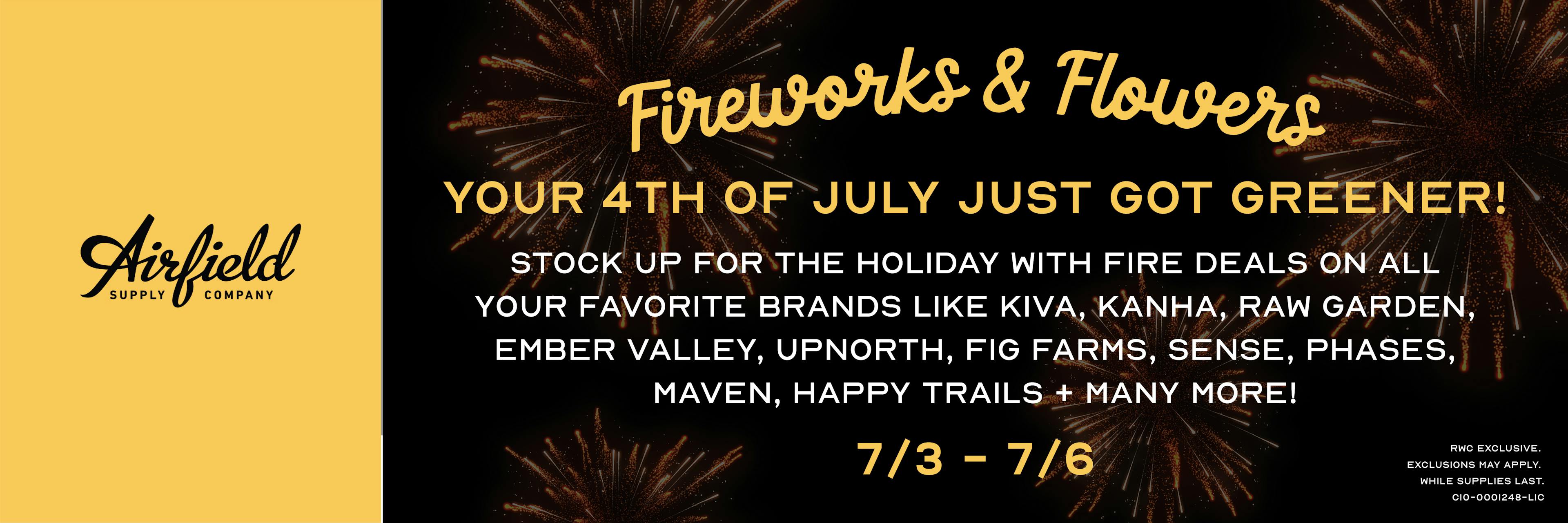 4th of July Up to 40% off selected brands!