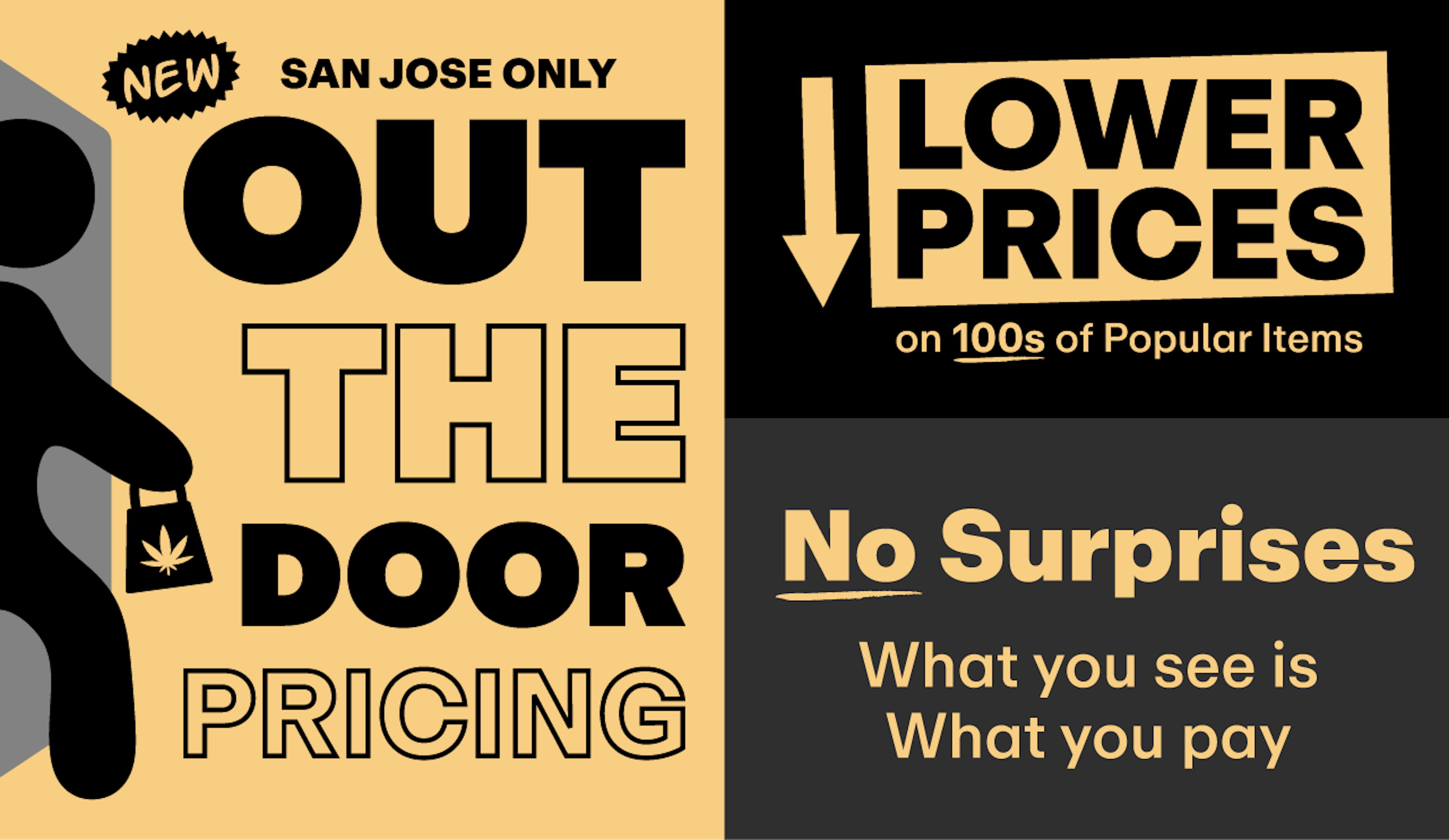 Out the Door Pricing - Lower Prices - No Surprises at Check, All taxes included 