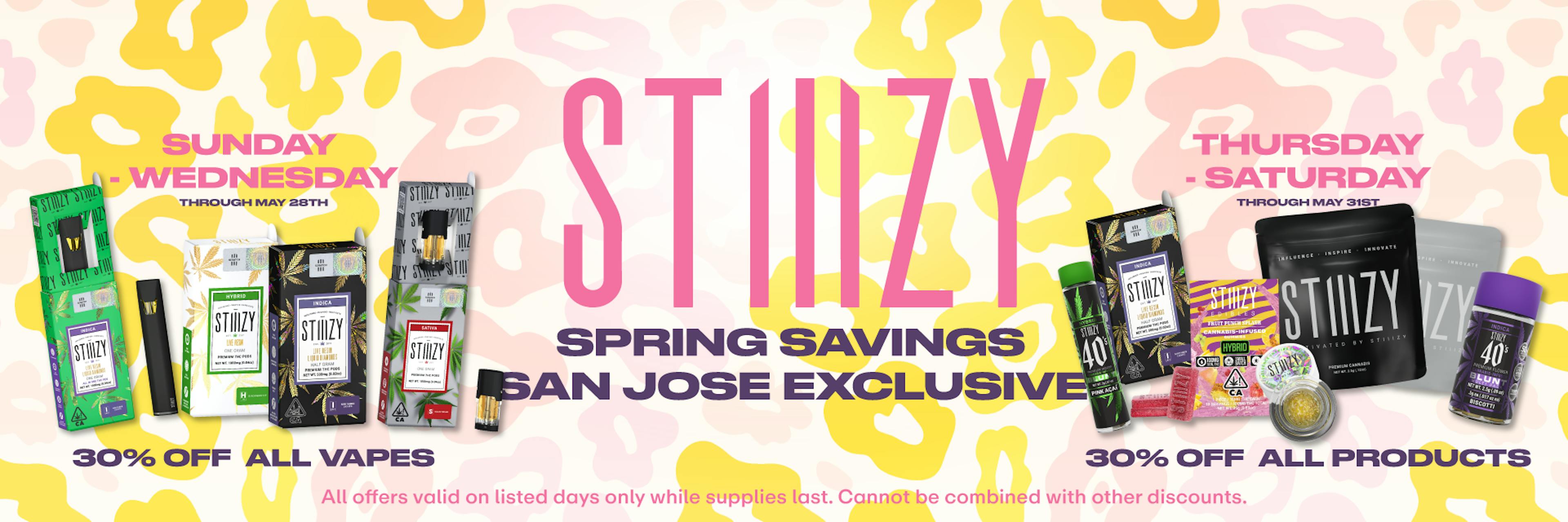 30% off Stiiizy