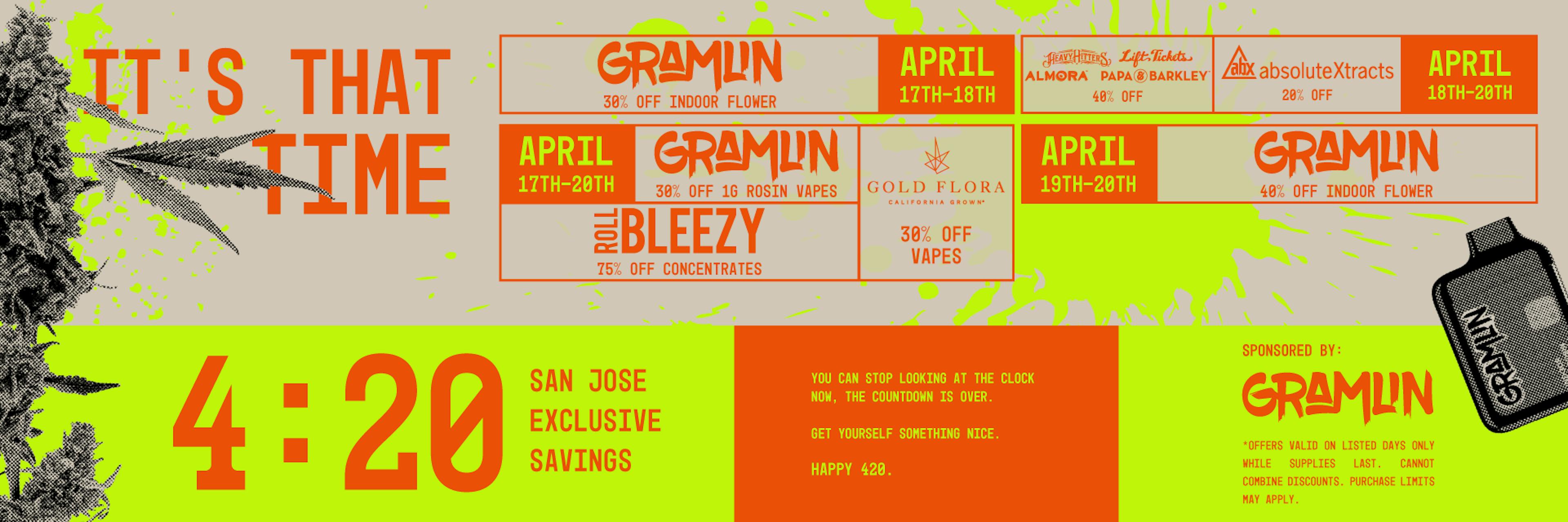 Up to 75% off 420 Deals